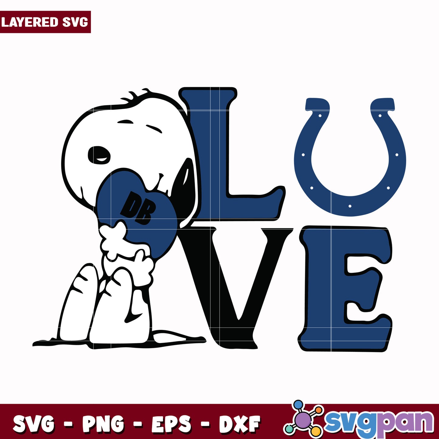 Indianapolis colts snoopy love svg, nfl jerseys svg, nfl mvp svg