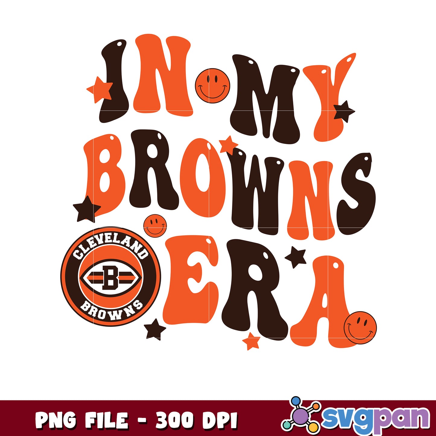 In my browns era design png, nfl american football ball, national football league png
