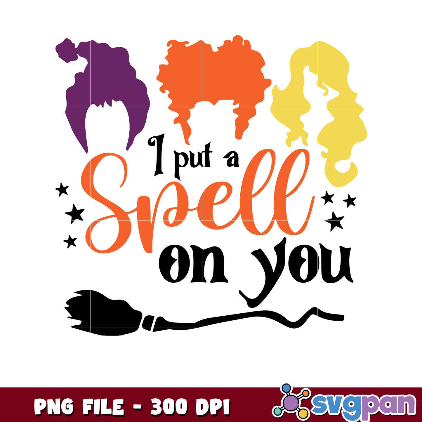 I put a spell on you png, horror movie characters png, fall and halloween decor png