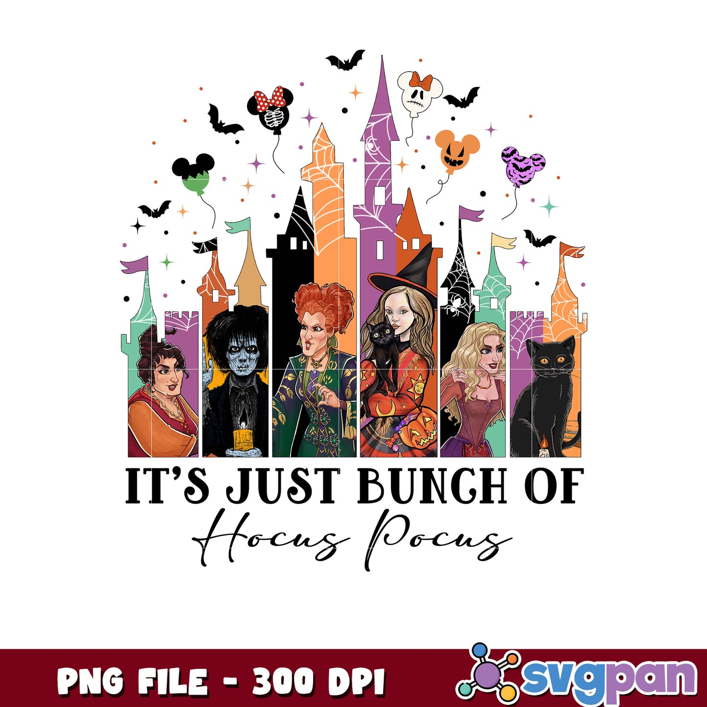Its just a bunch of hocus pocus png, halloween png, halloween holiday png