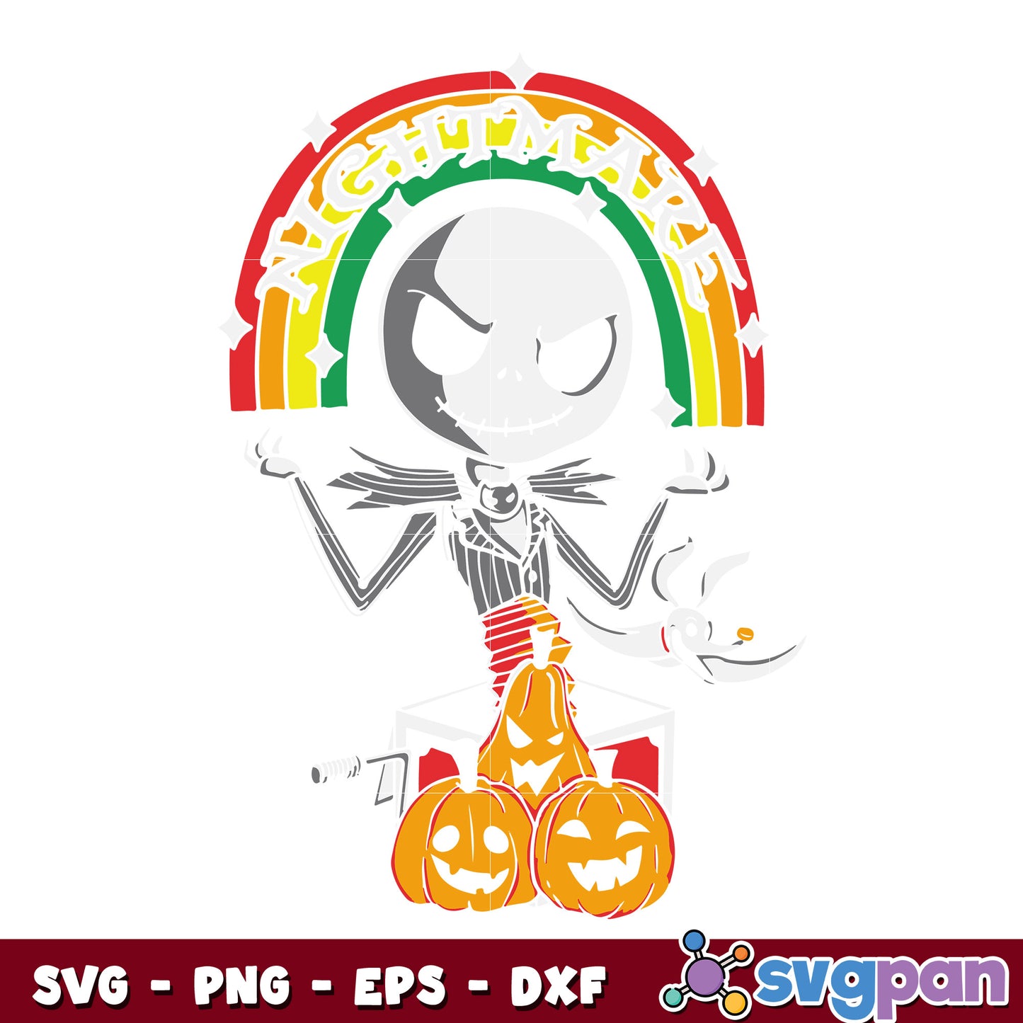 Jack Skellington Halloween svg