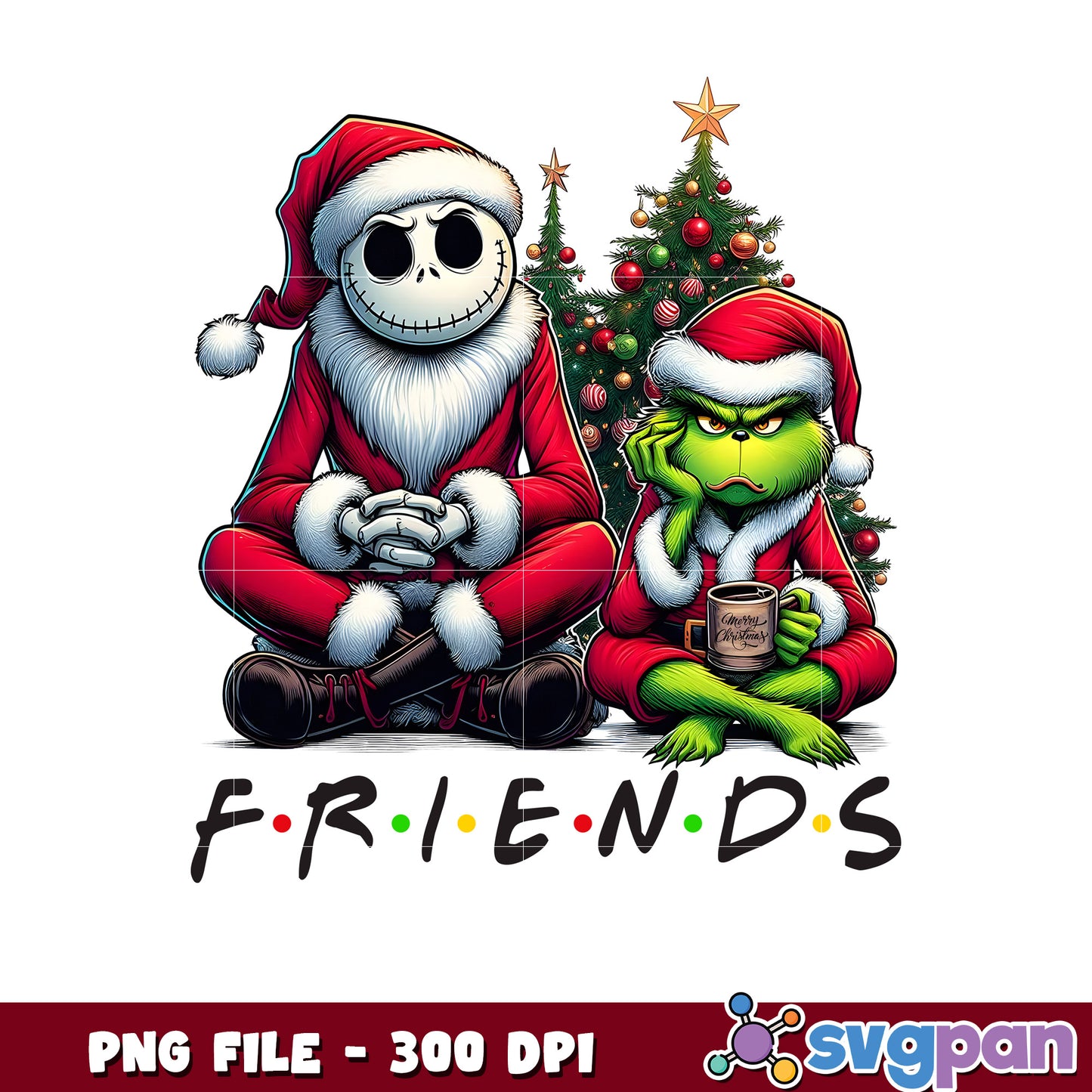Jack and grinch friends png, grinch clipart png, grinches png