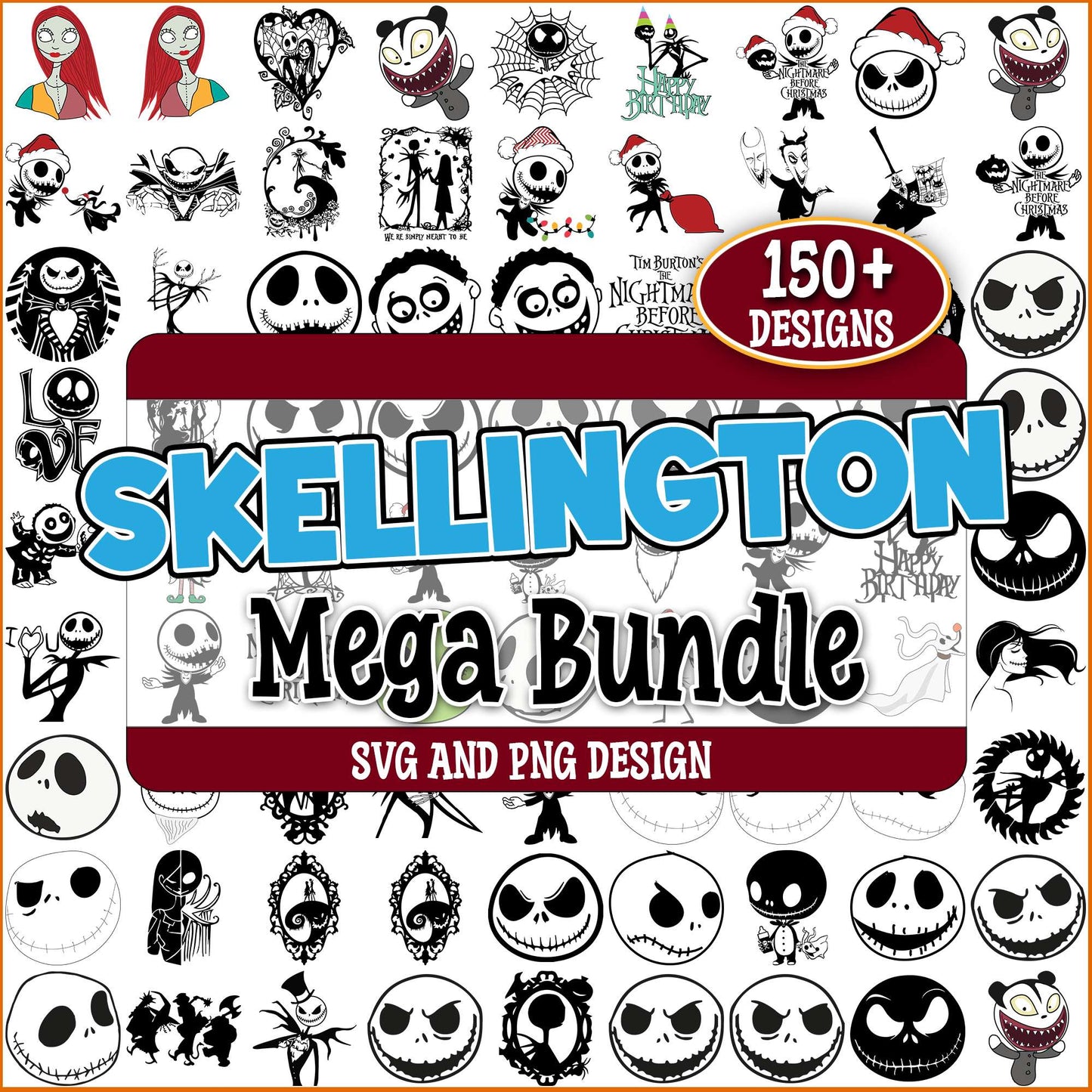 Jack skellington svg bundle