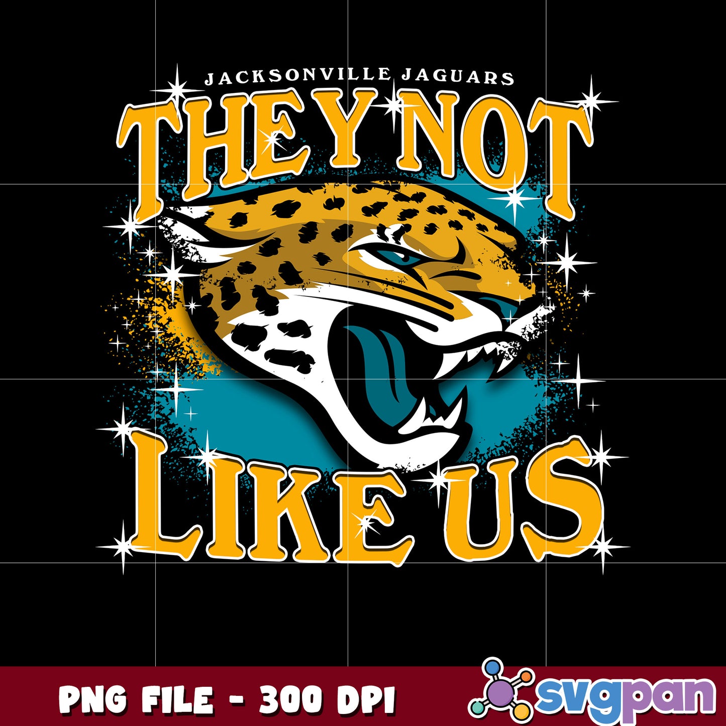 Jacksonville jaguars team logo they not like us png, nfl png, nfl games png
