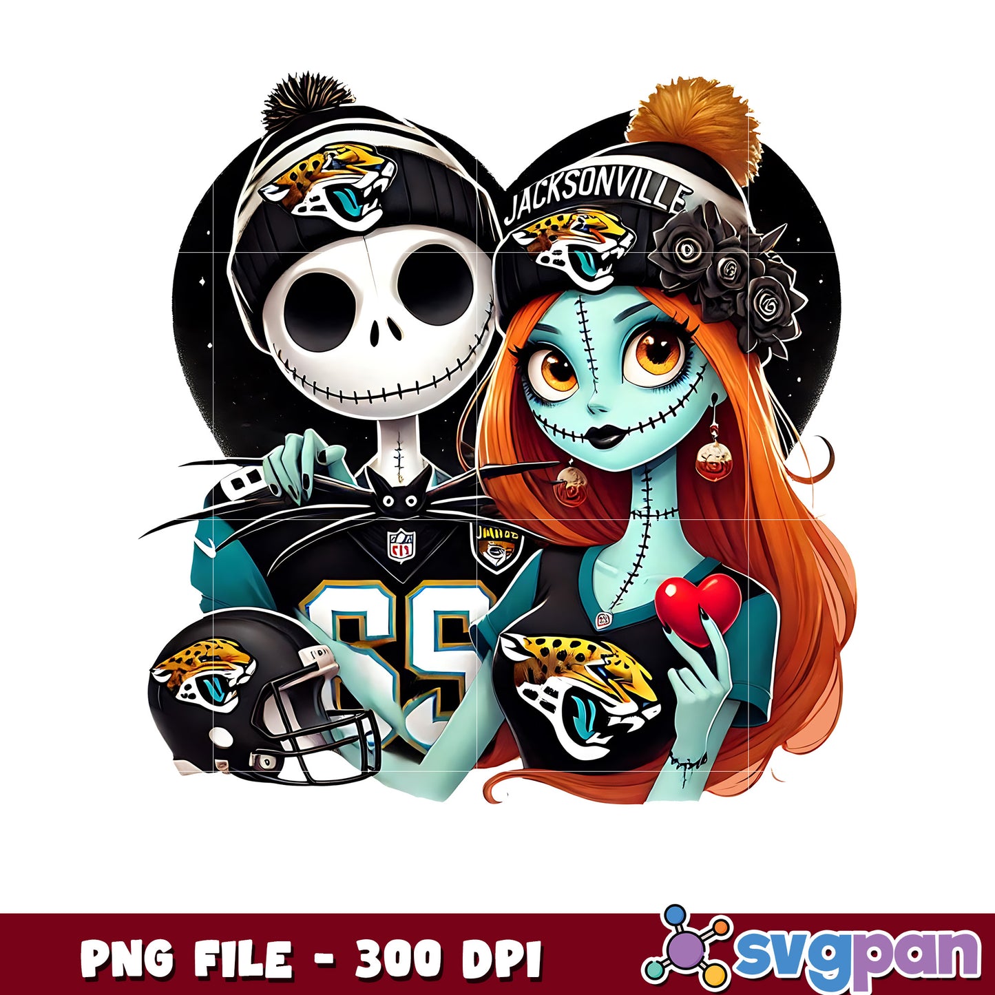 Jaguars jack and sally png, nfl bracket png, nfl combine png