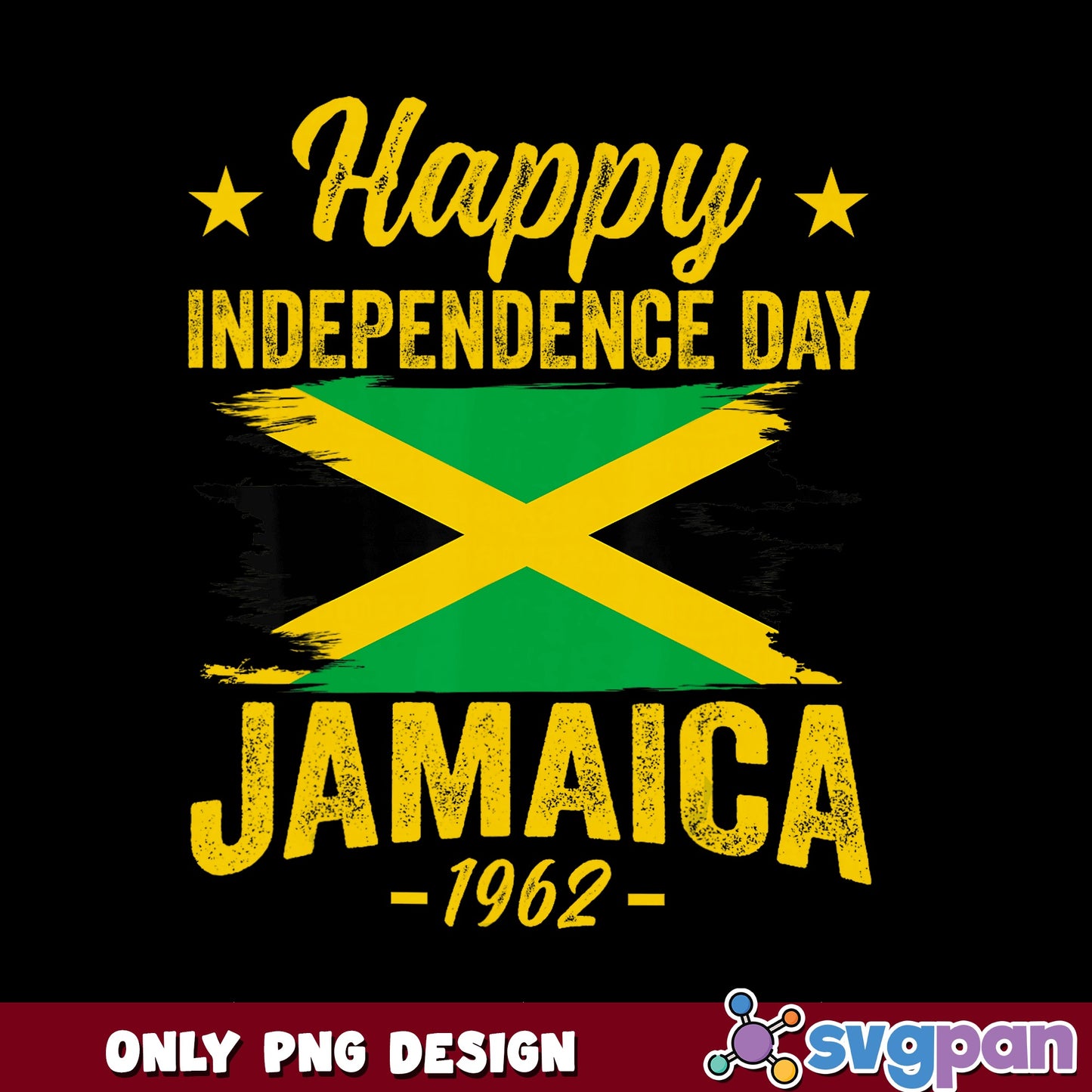 Jamaica Independence Day PNG, Jamaican Flag PNG, Jamaica 1962 PNG