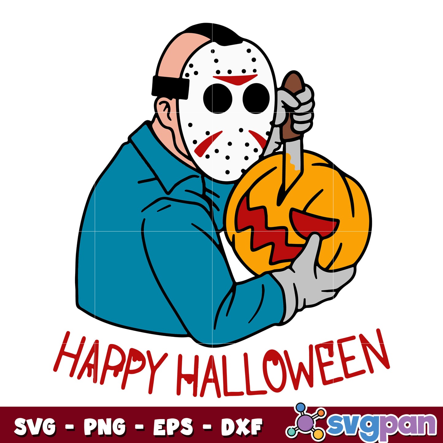 Jason Happy Halloween svg
