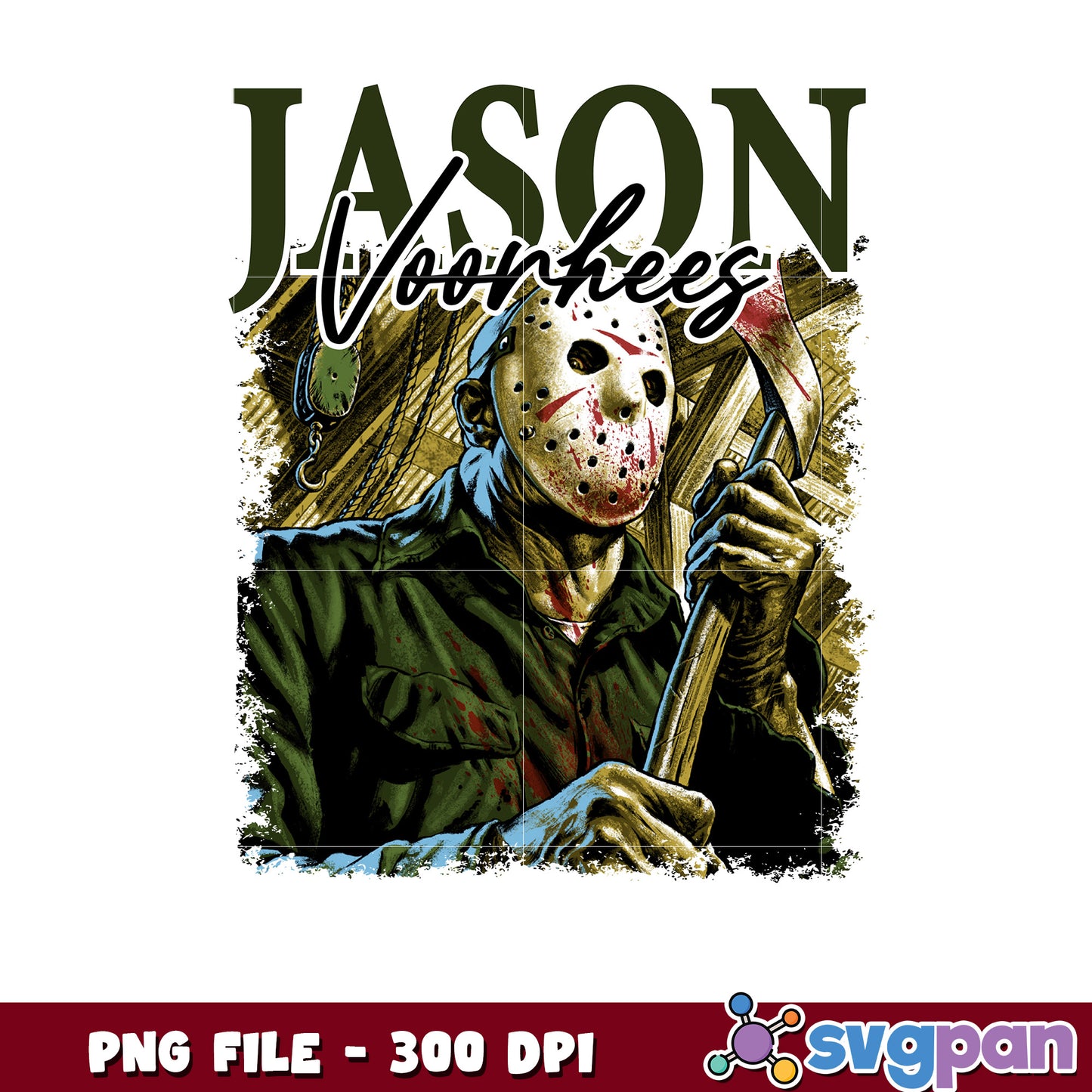 Jason voorhees png, halloween cookies png, halloween horror nights png