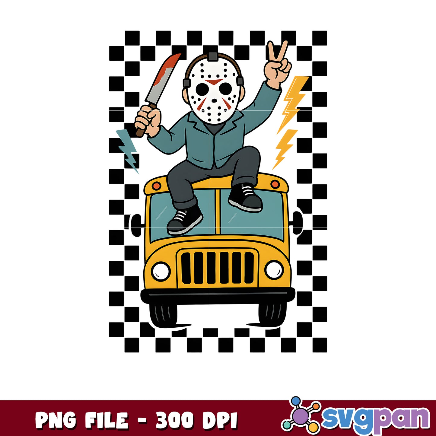 Jason voorhees school bus png