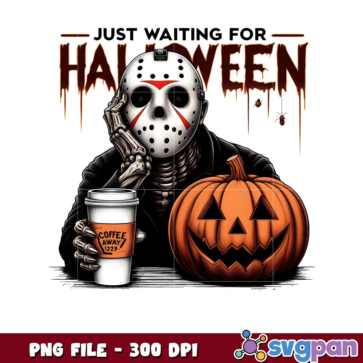 Jason waiting for halloween png, halloween movies png, halloween candy png