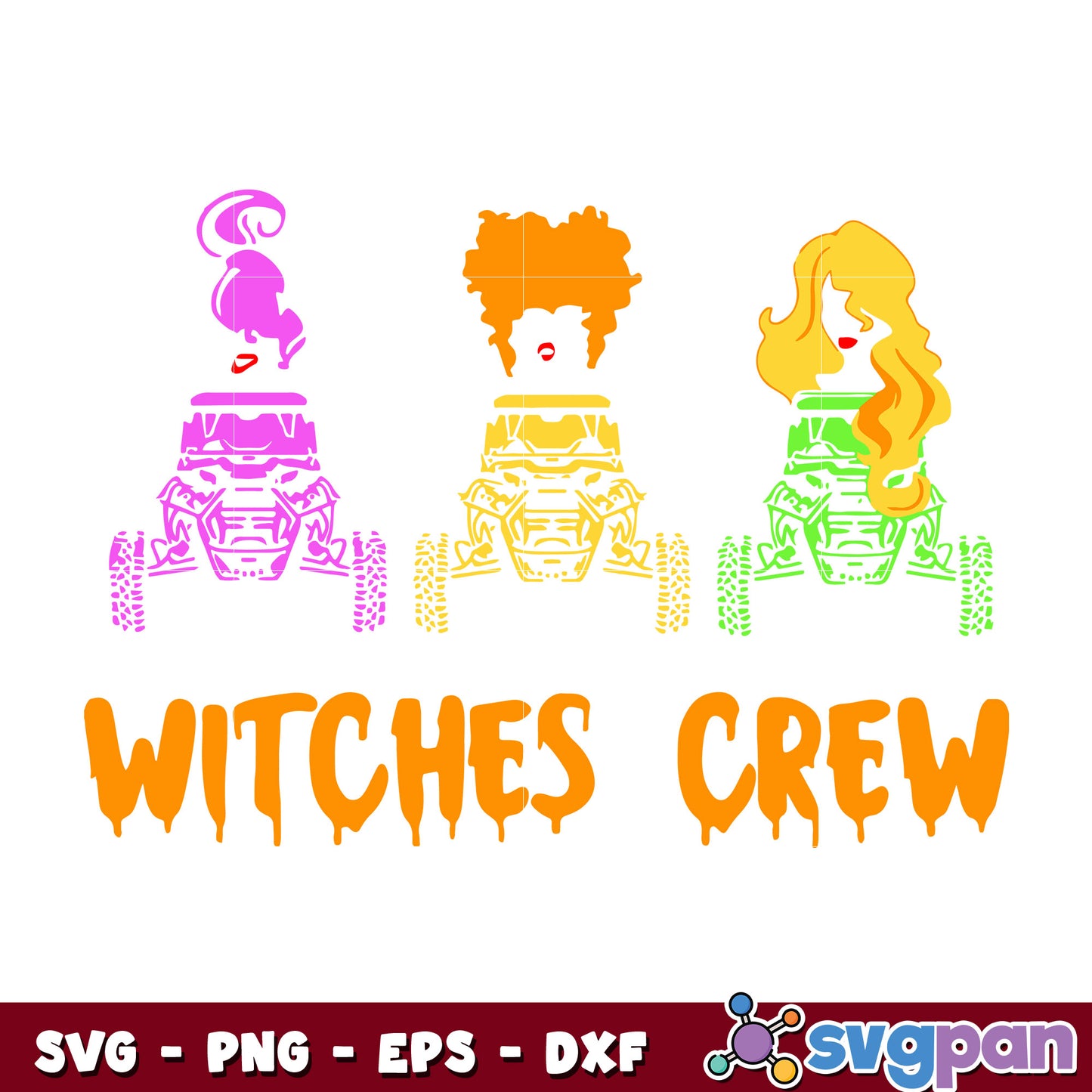 Jeep Hocus Pocus Witches Crew svg