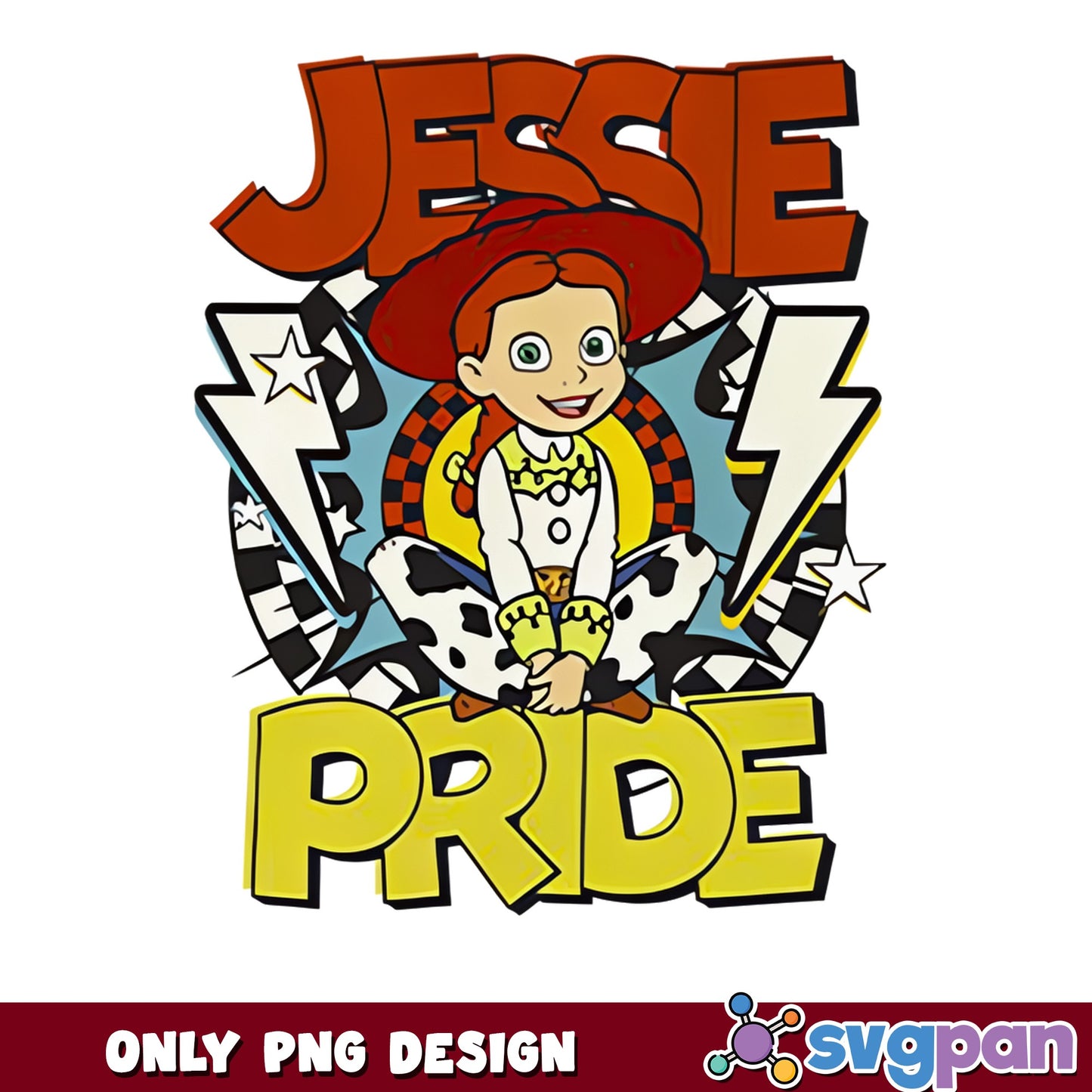 Jessie Toy Story Pride PNG, Disney Cowgirl PNG, Toy Story PNG