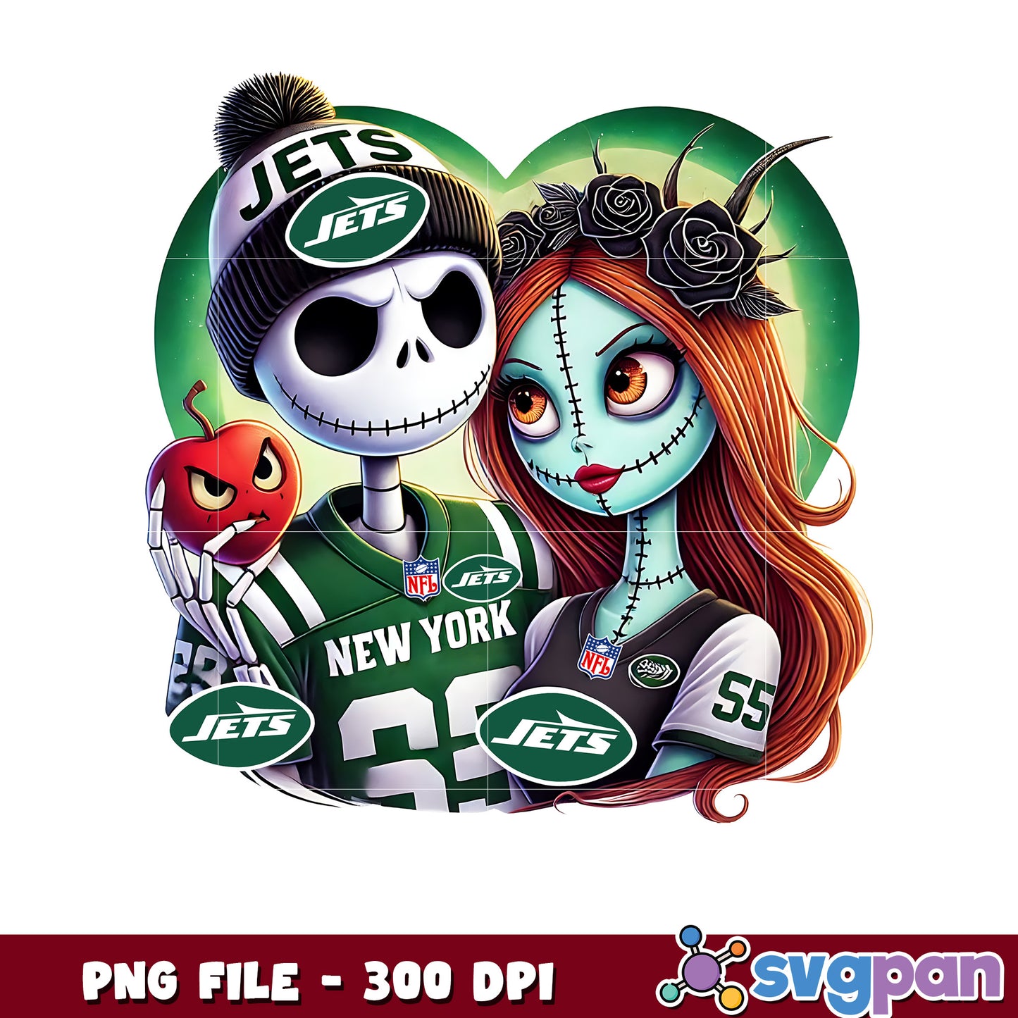 Jets jack and sally png, nfl bracket png, nfl combine png