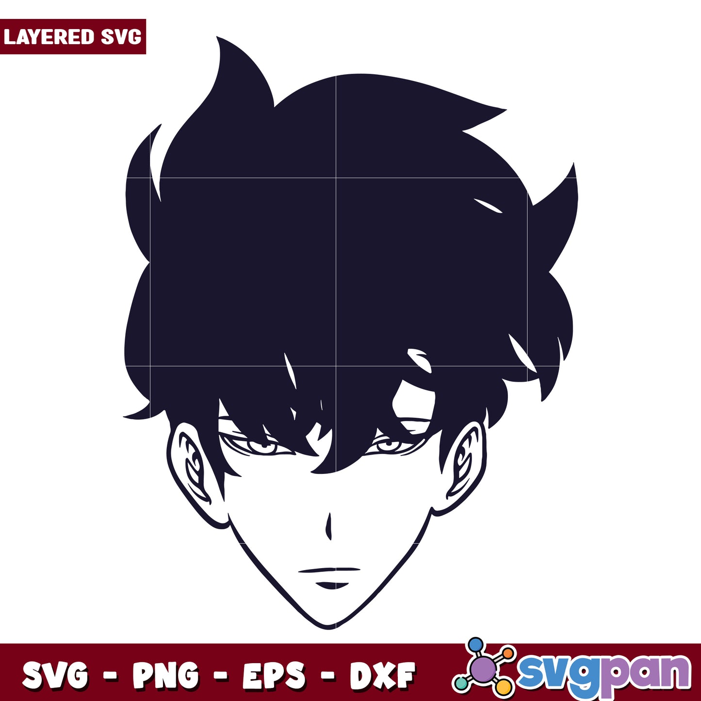 Jin woo level 100 svg, solo leveling svg, sung jin woo svg