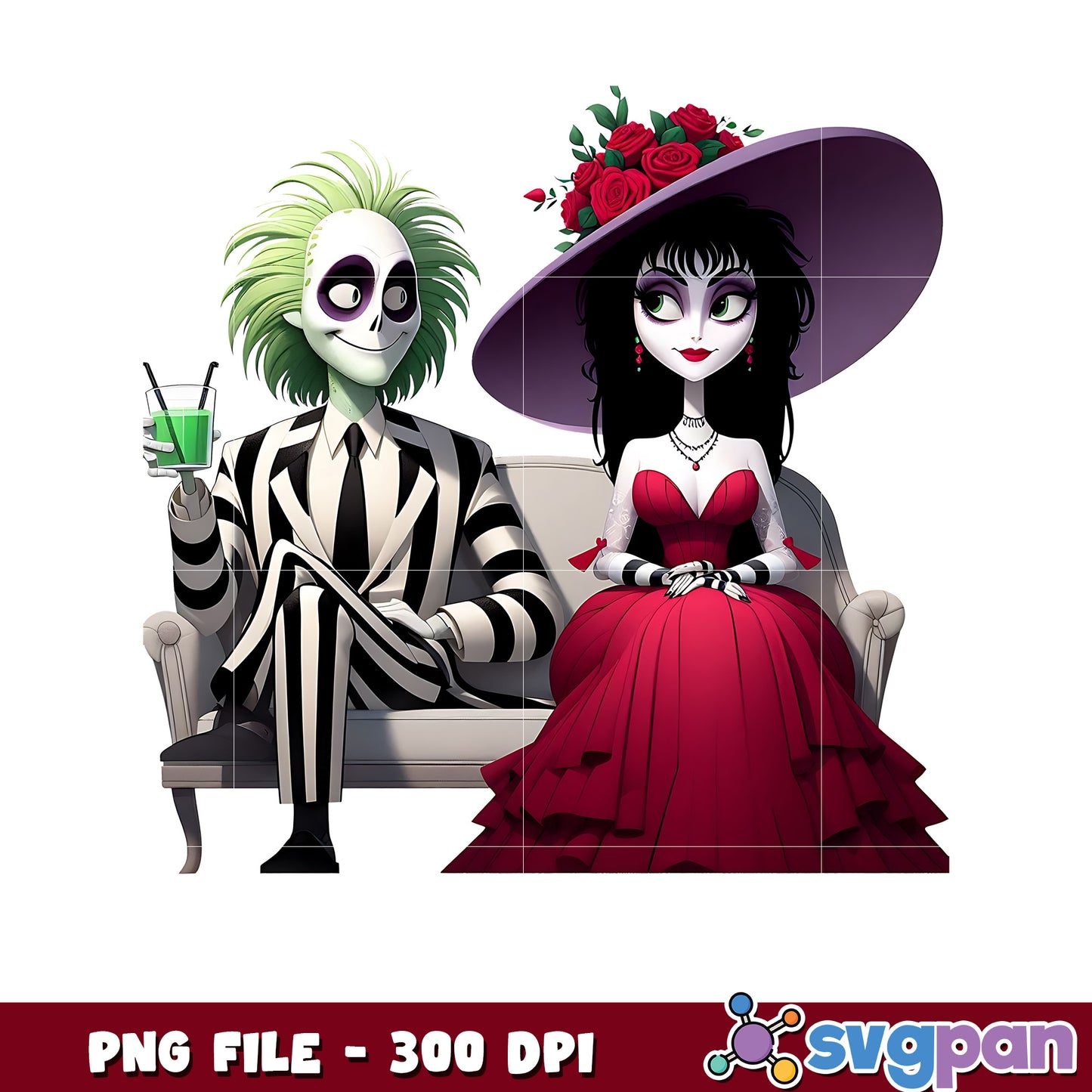 Joker and harley halloween png, horror movie characters png, halloween movies png