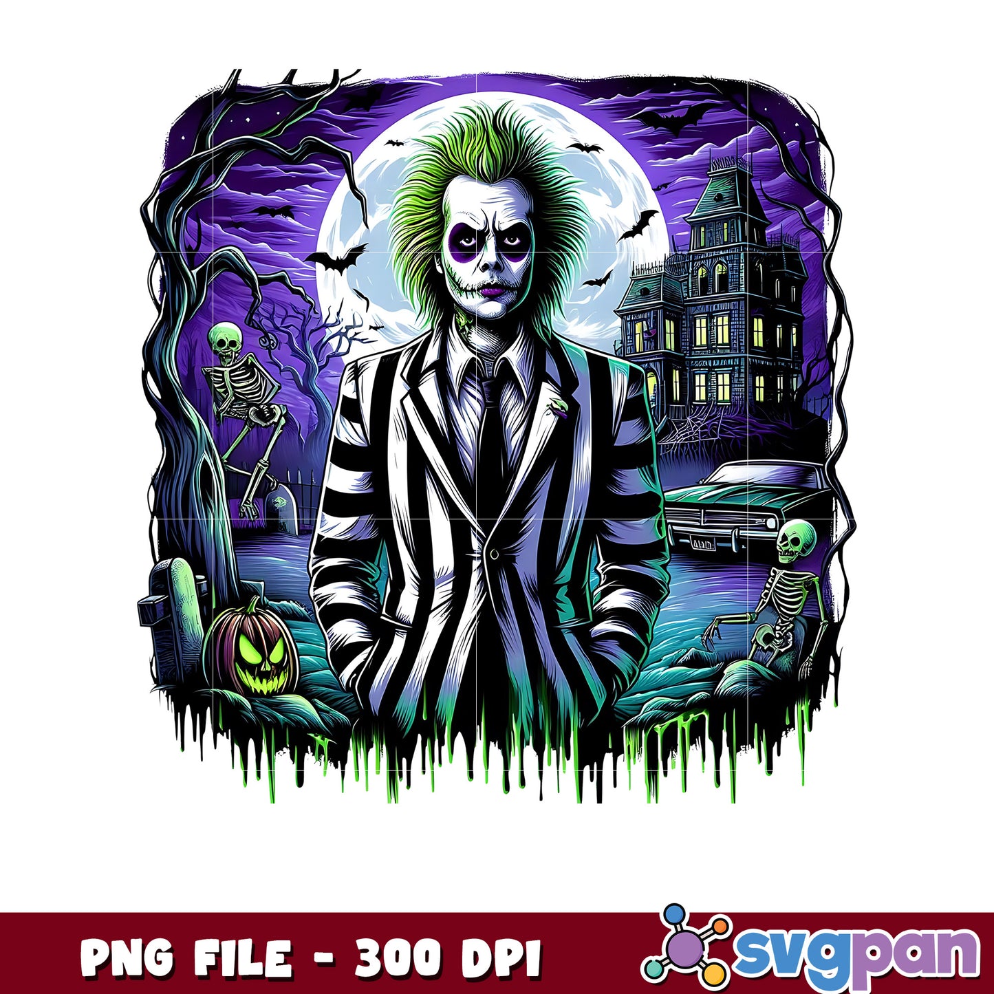 Joker halloween castle png, halloween vacation png, halloween toys png