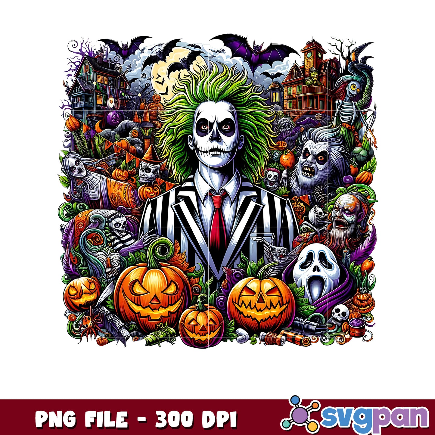 Joker halloween pumkins png, trick or treat png, halloween holiday png