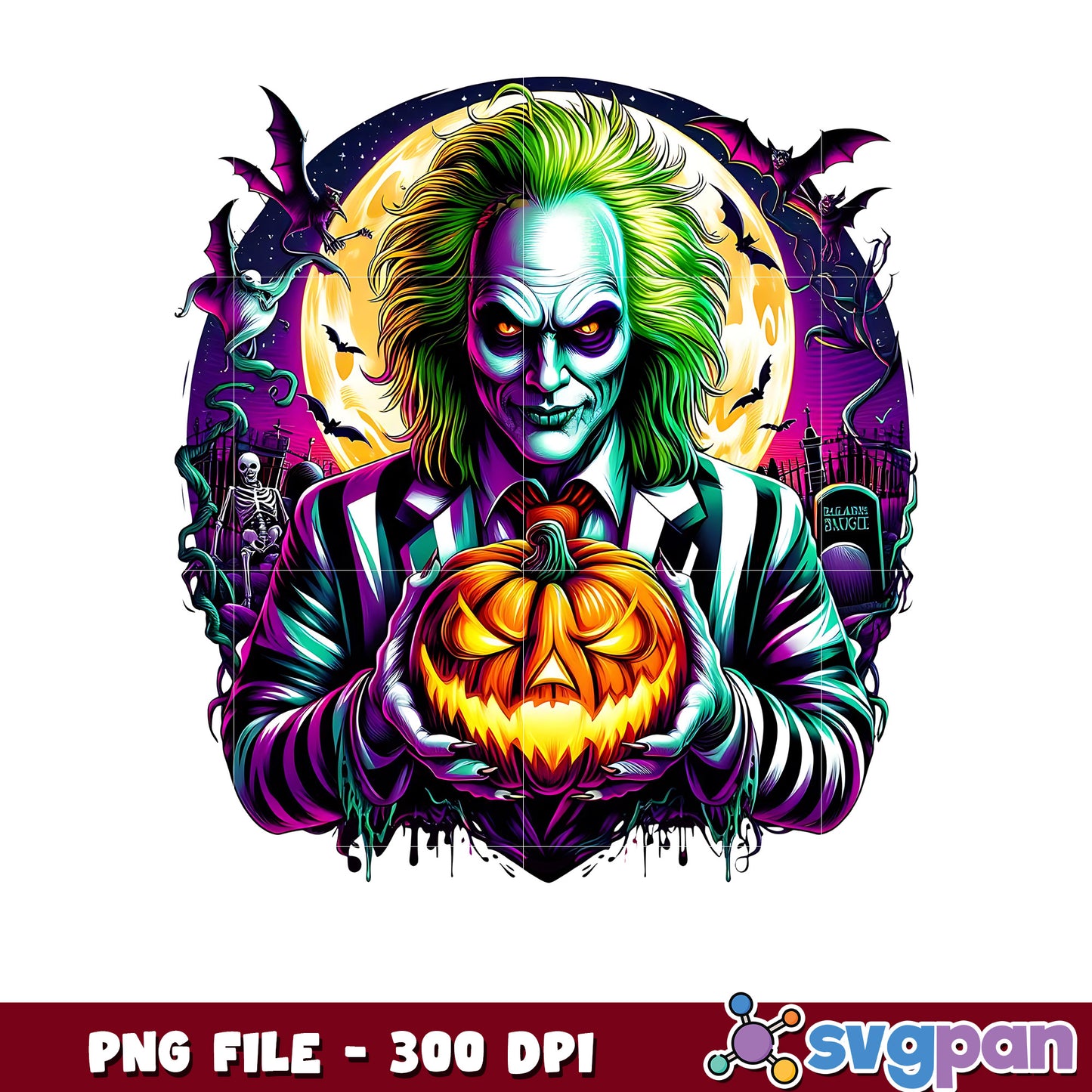 Joker spooky design png, trick or treat png, halloween holiday png