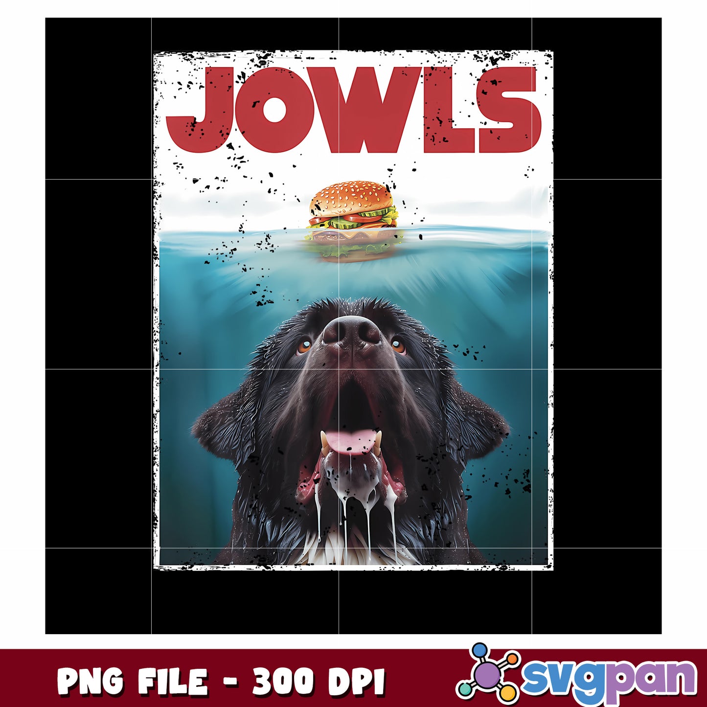 Jowls dog png, funny dog png, cute puppy png