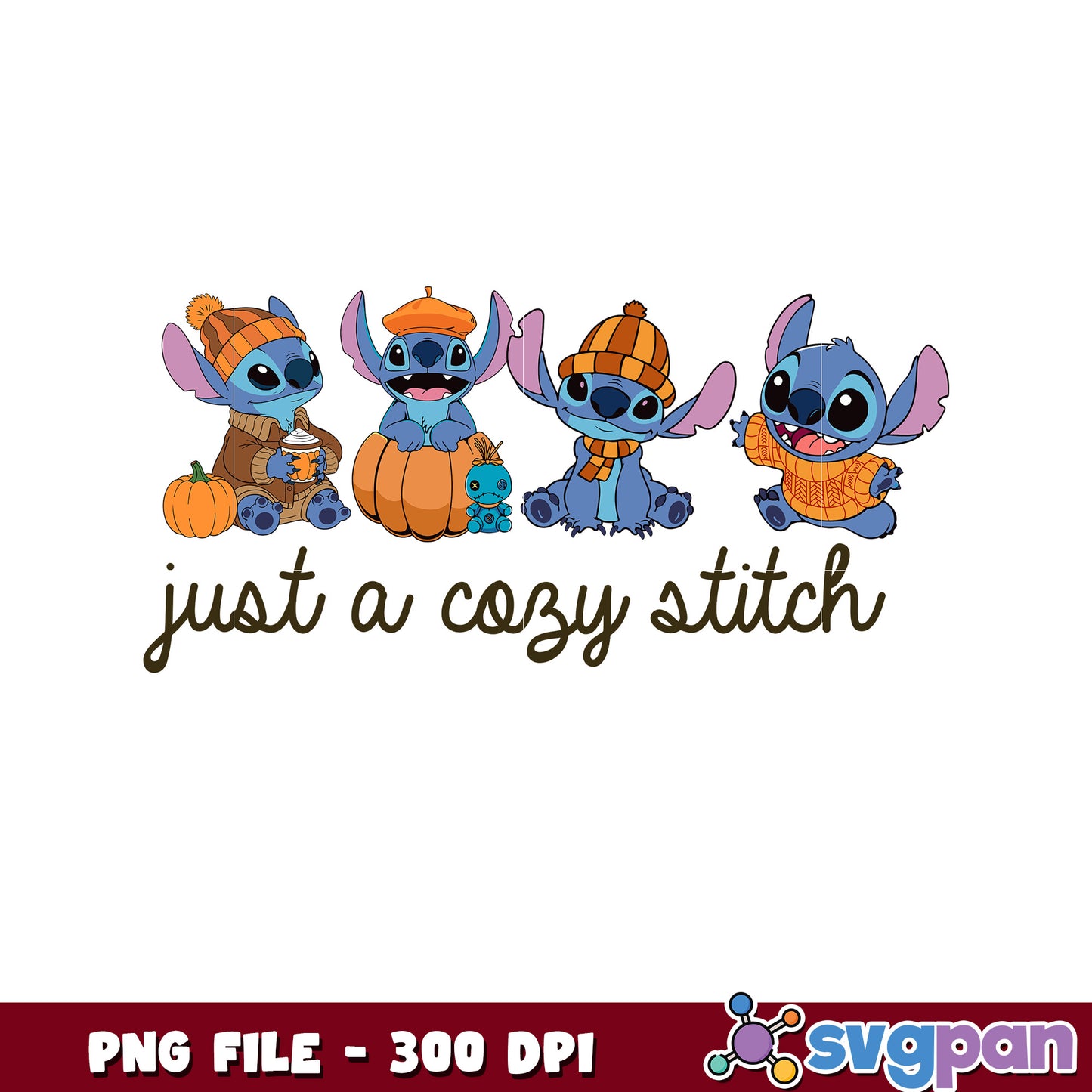 Juast a coby stitch png, trick or treat png, halloween cartoon png