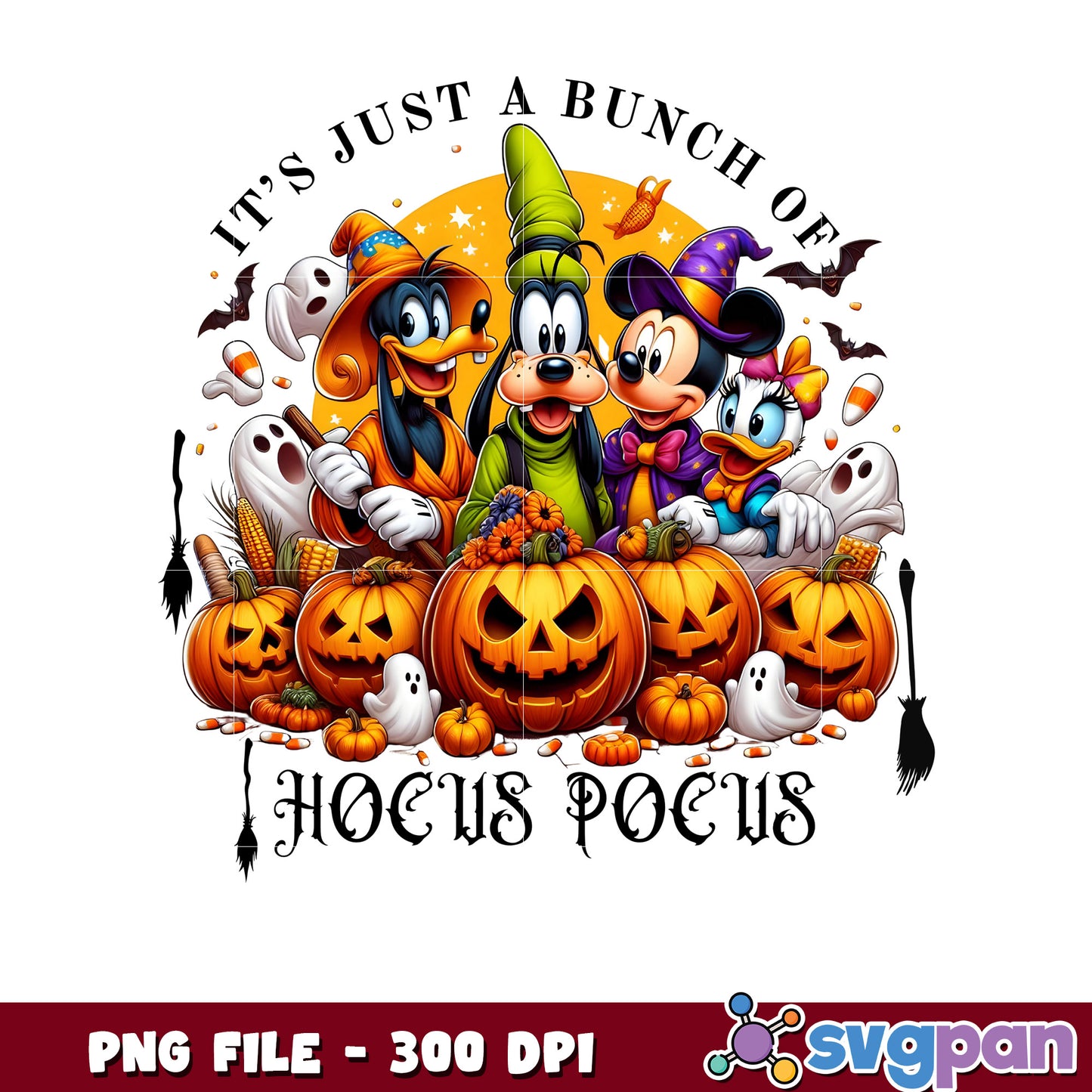 Just bunch of hocus pocus png, trick or treat png, halloween songs png