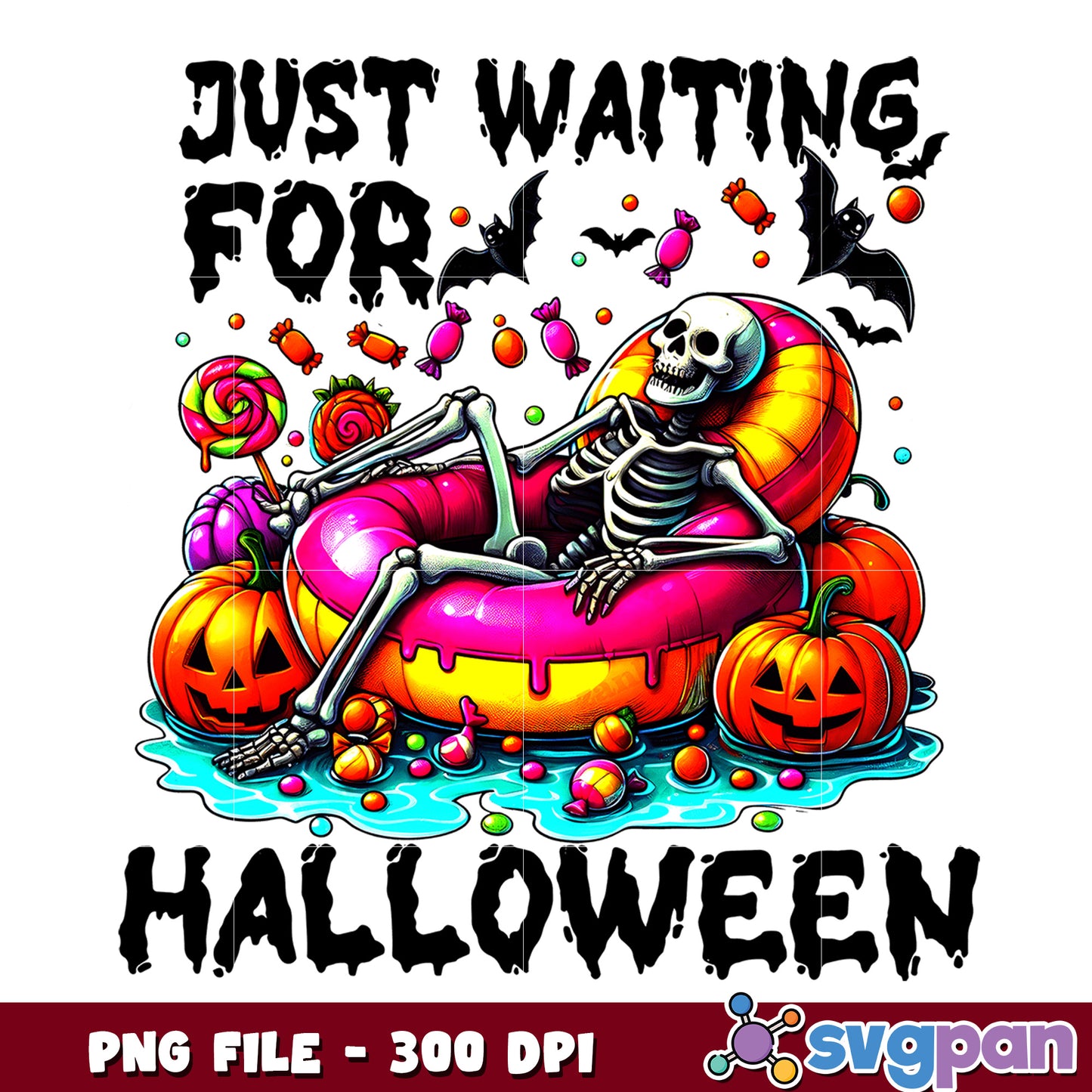 Just waiting fior the summerween png, halloween pumpkin png, halloween songs png