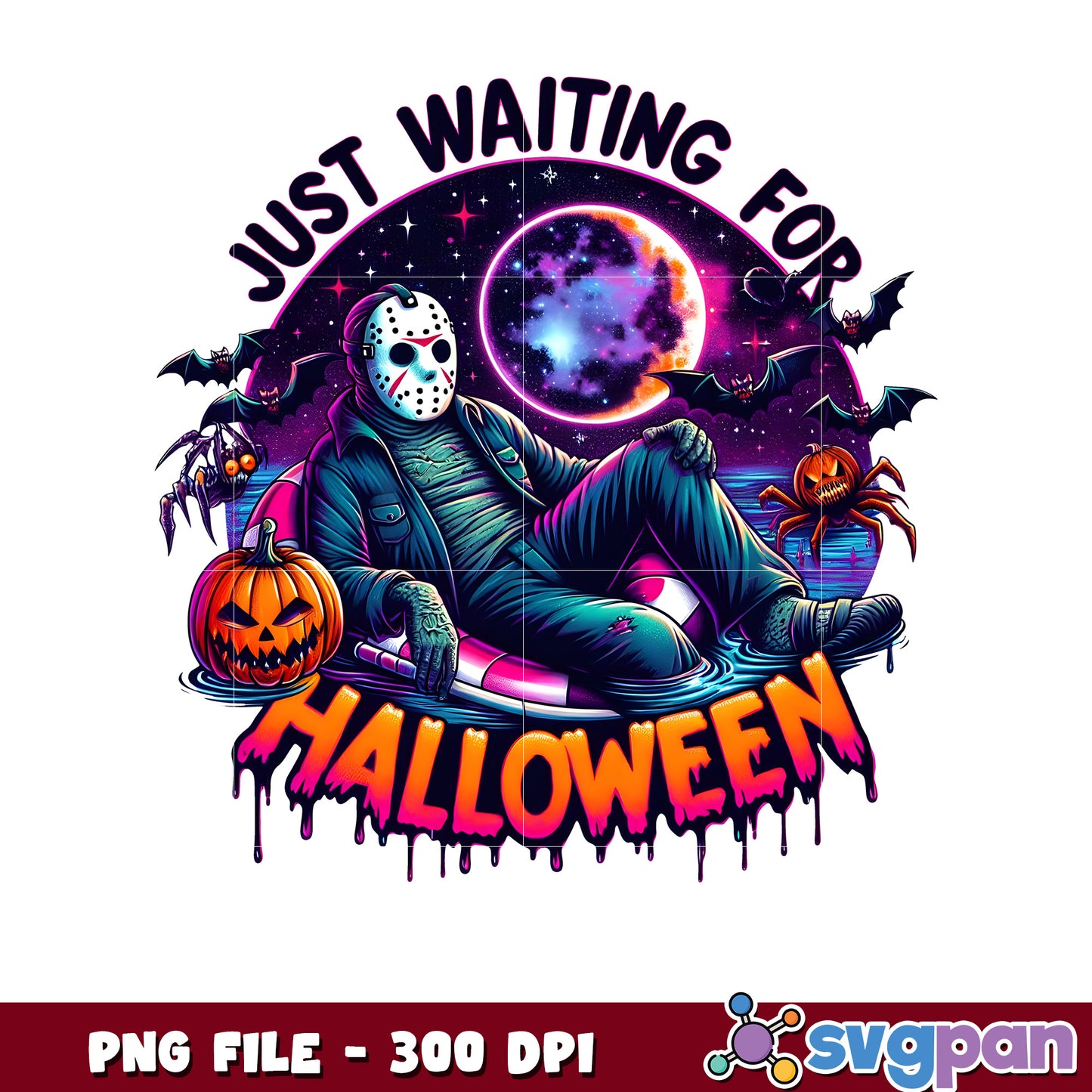 Just waiting for halloween jason png,halloween vacation png, halloween toys png