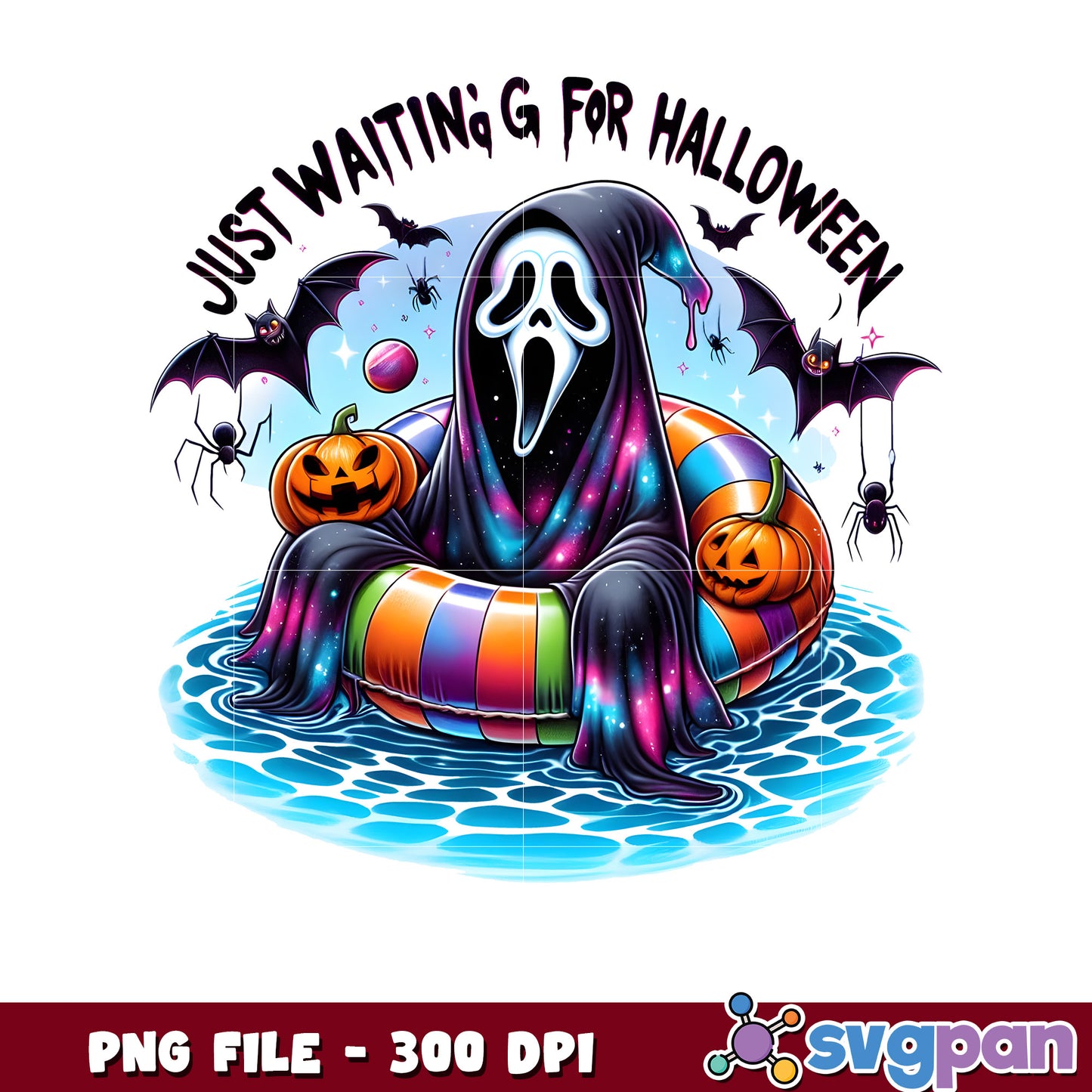 Just waiting for halloween png,halloween vacation png, halloween toys png