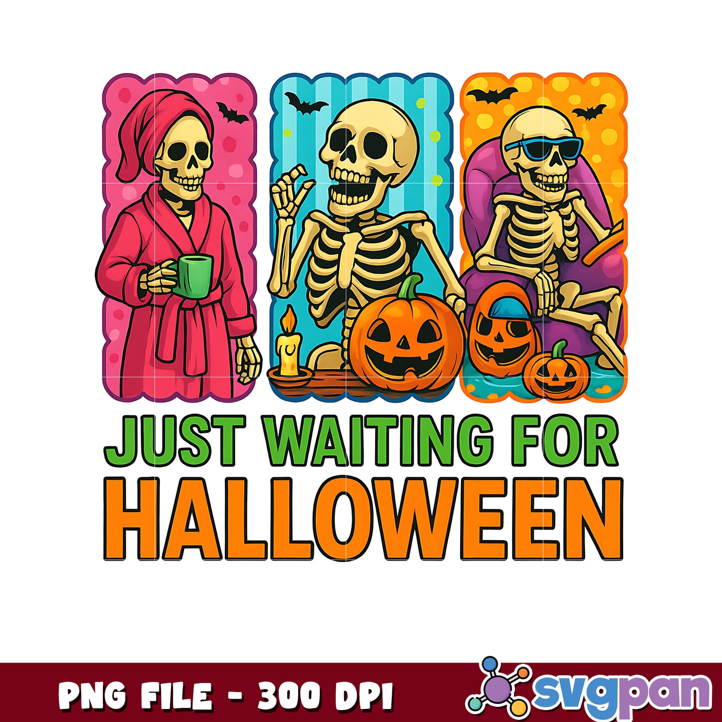 Just waiting for hallowen png, halloween holiday, halloween candy png