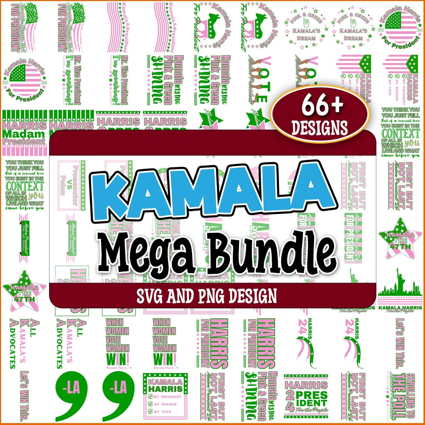 Kamala Harris Svg Bundle