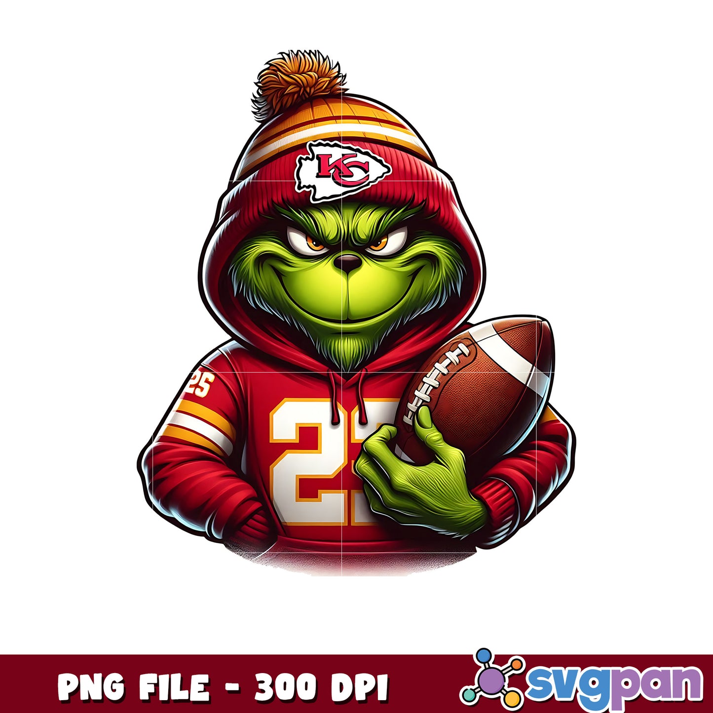 Kansas city chiefs grinch png, nfl power rankings png, nfl plus png