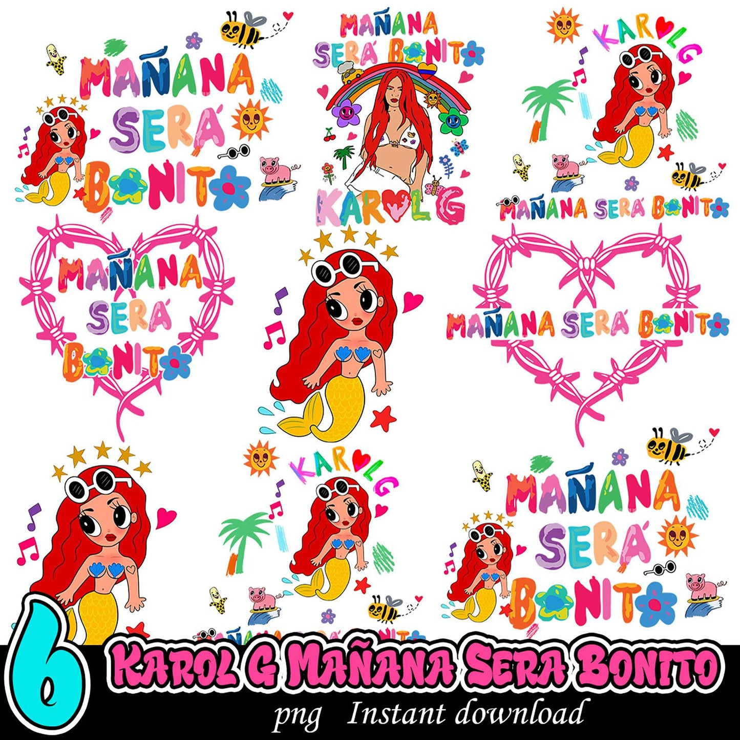 Karol G Manana Sera Bonito PNG Bundle