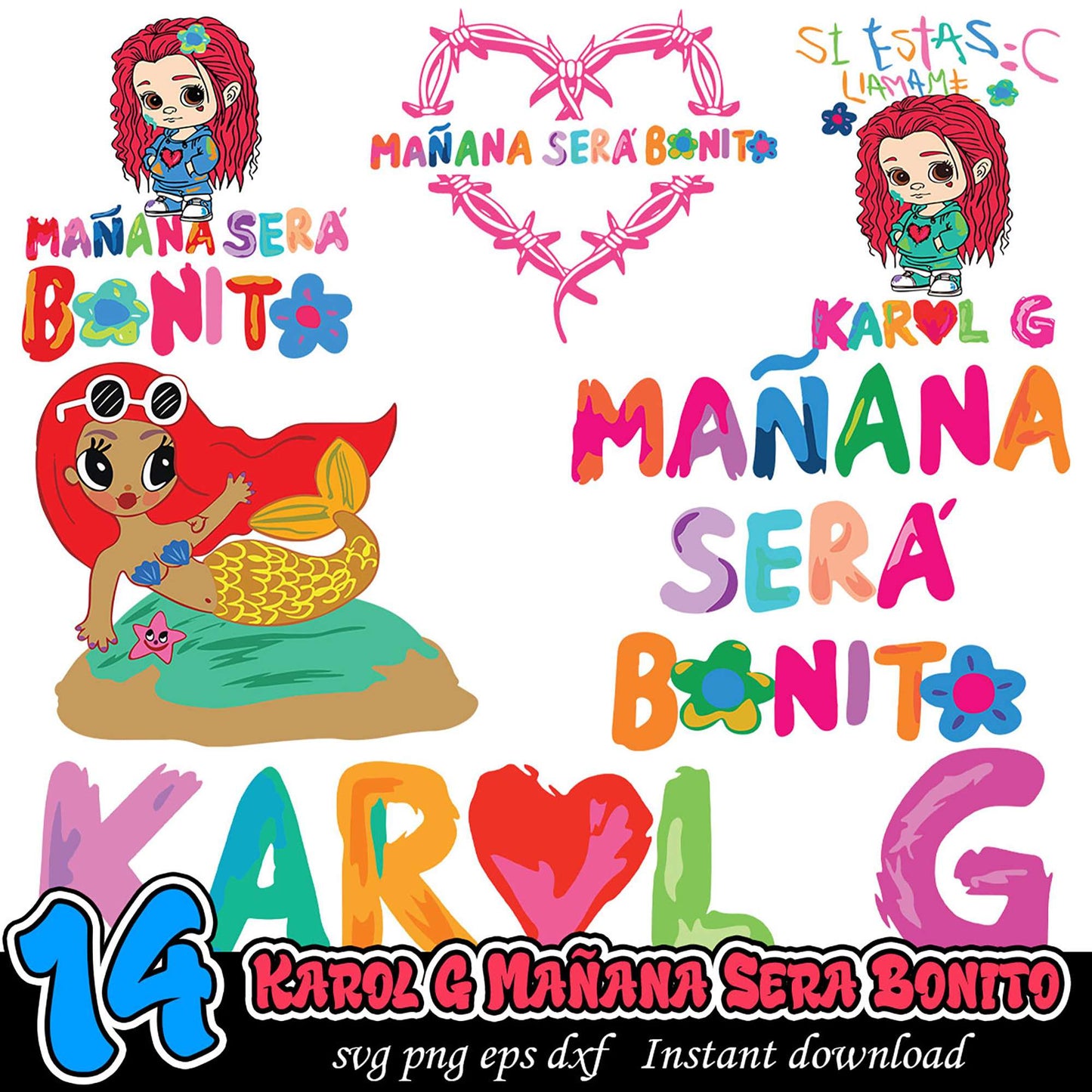 Karol G Mañana Será Bonito SVG Bundle for Creatives