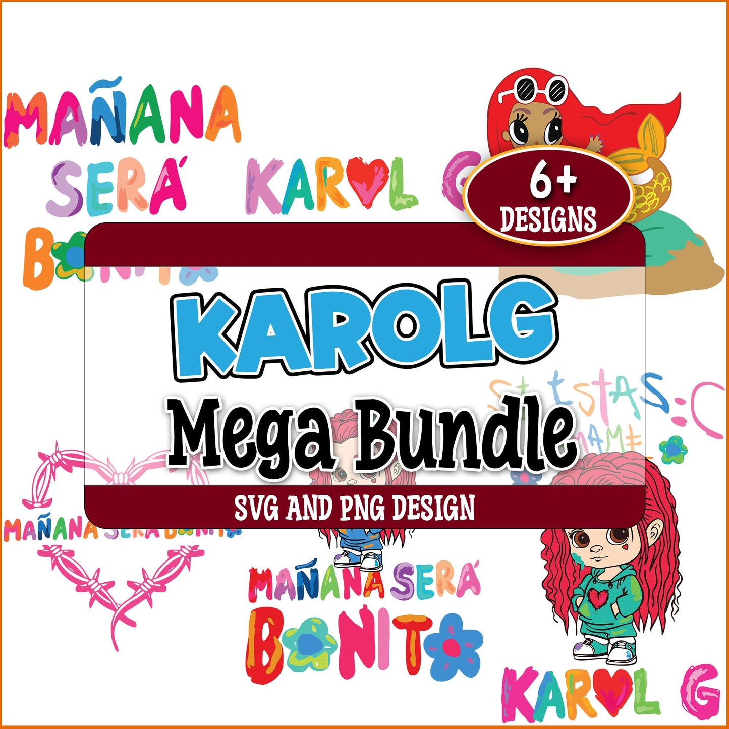 Karol g arts svg bundle