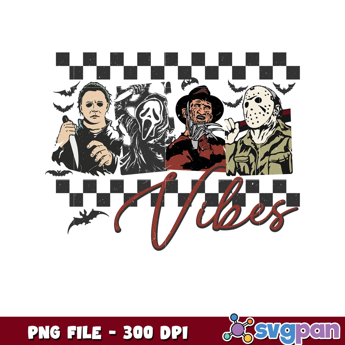 Killer vibes png, halloween cookies png, halloween horror nights png
