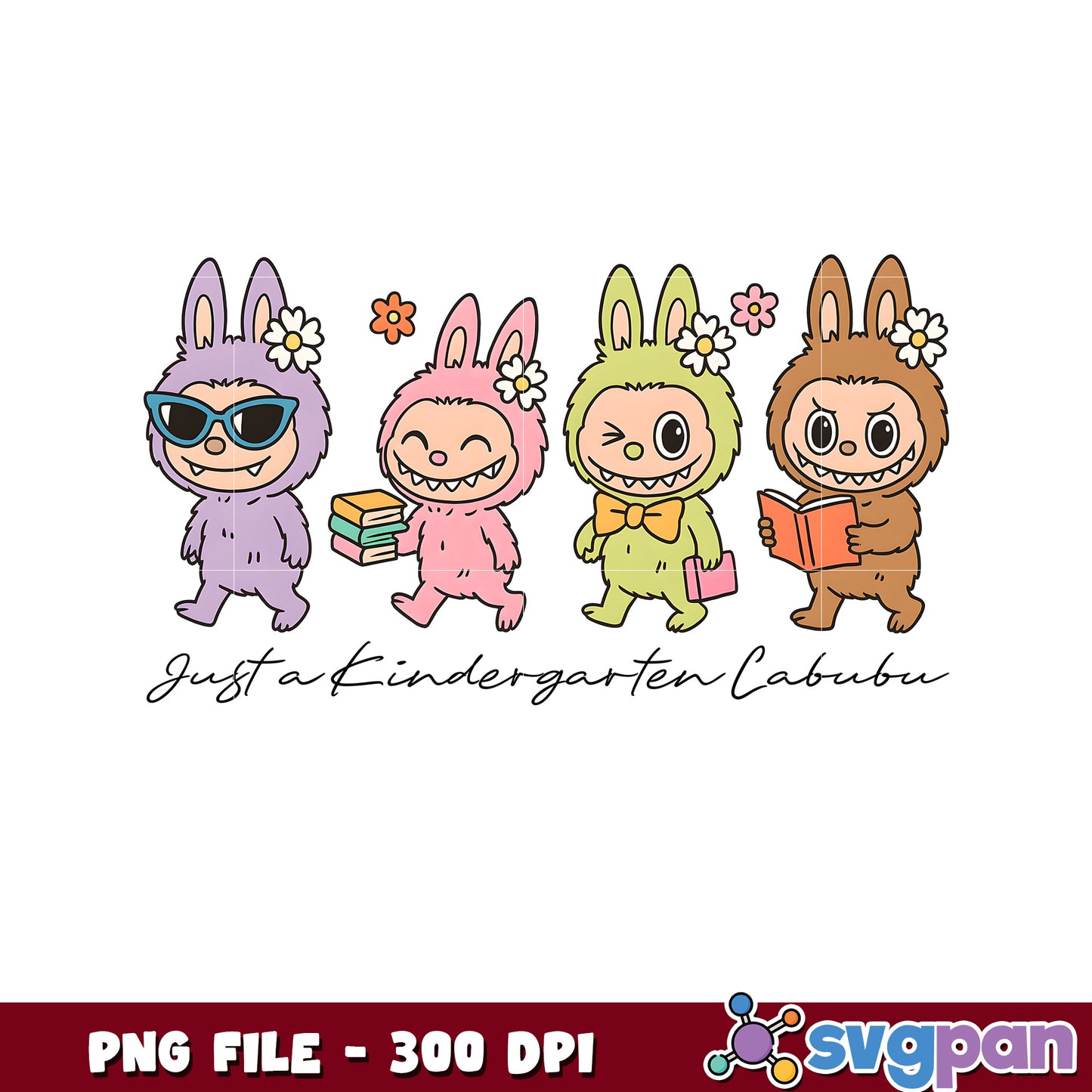 Kindergarten labubu png