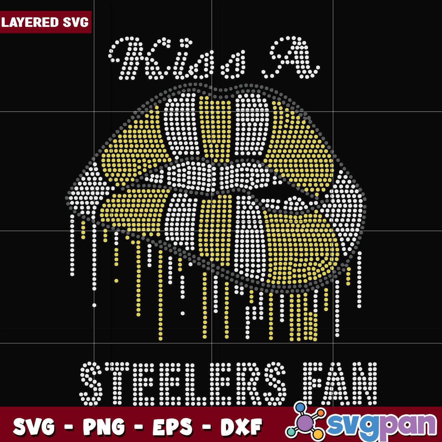 Kiss a Steelers fan svg, nfl standings svg, nfl playoff svg