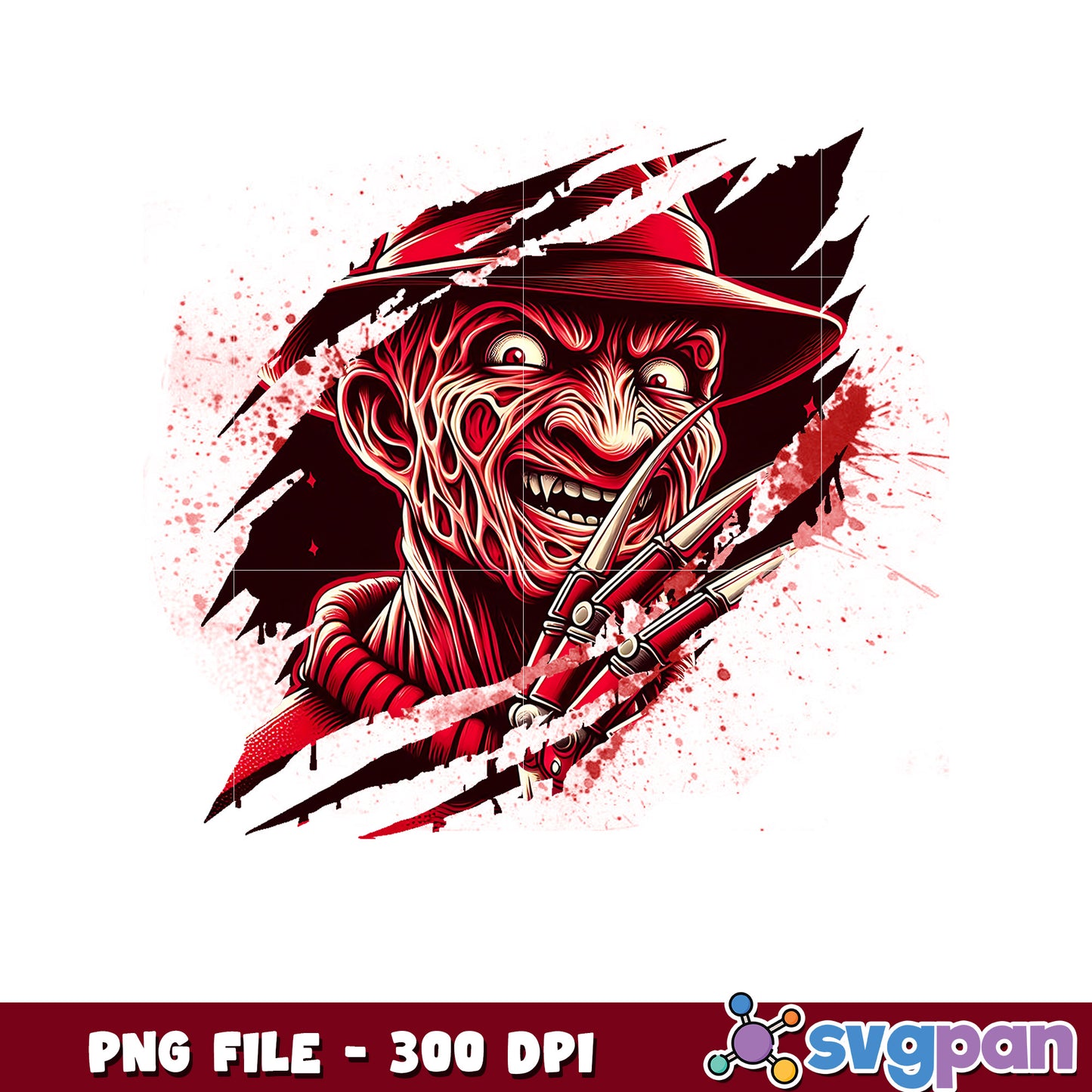 Kruger claws png, horror movie characters png, halloween movies png