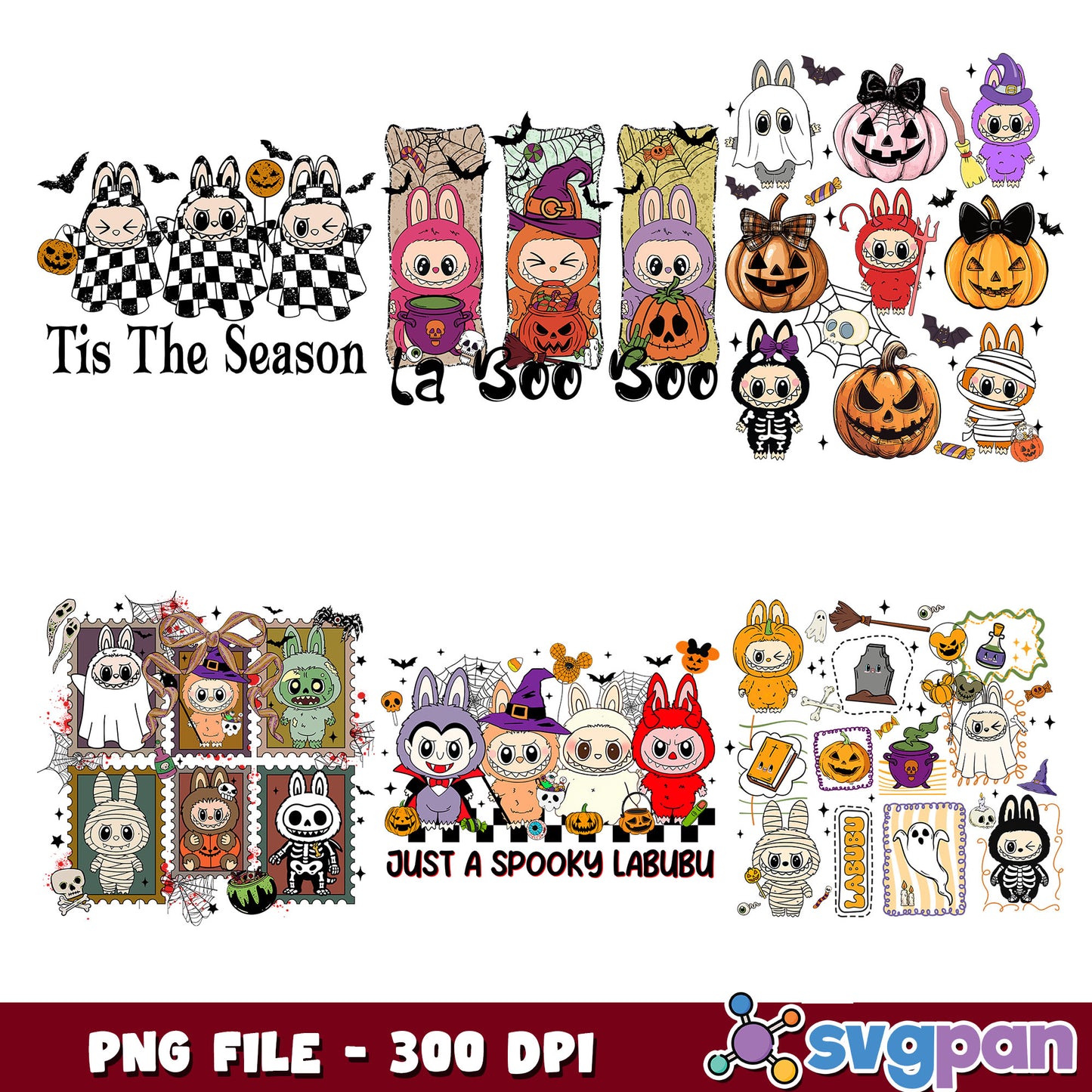 La boo boo design png bundle