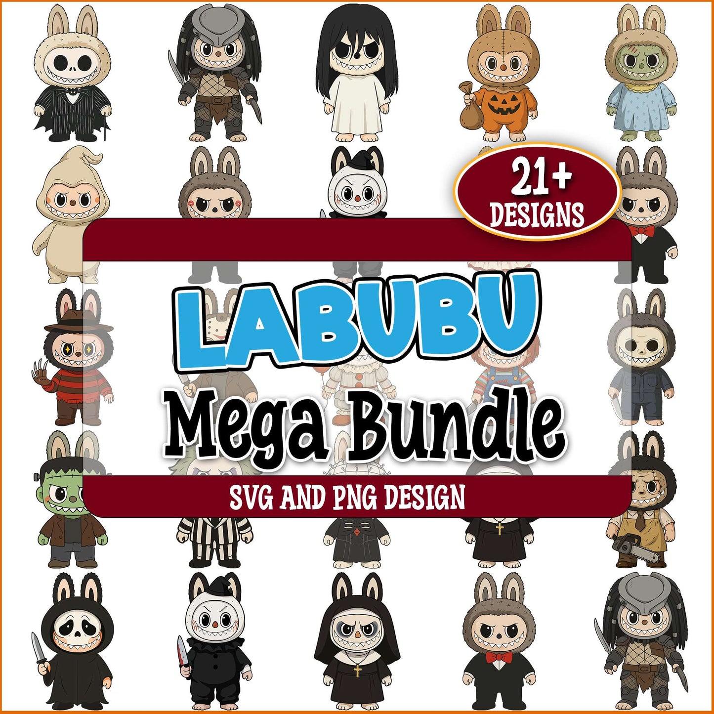 Labubu the killers svg bundle