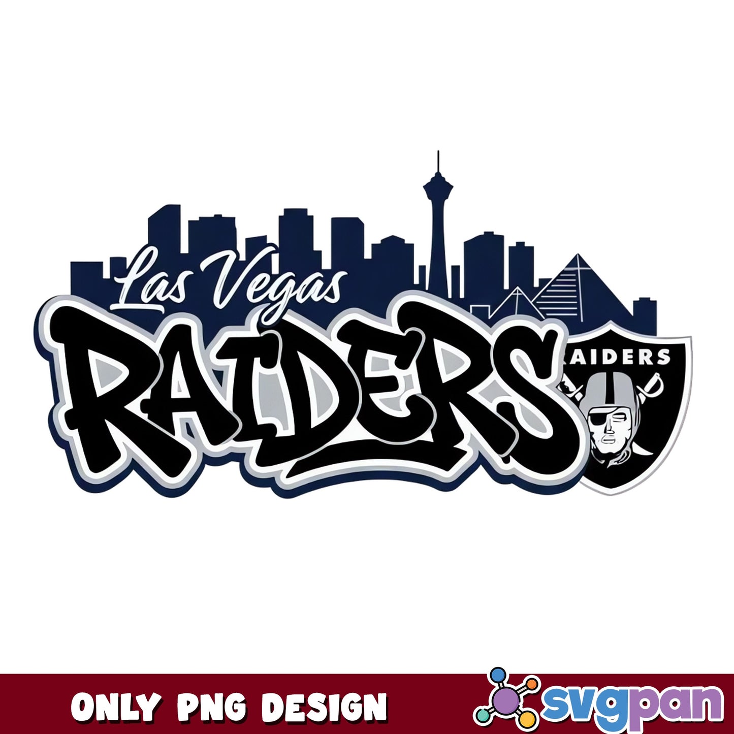 Las Vegas Raiders PNG, Raiders Skyline, NFL Football PNG
