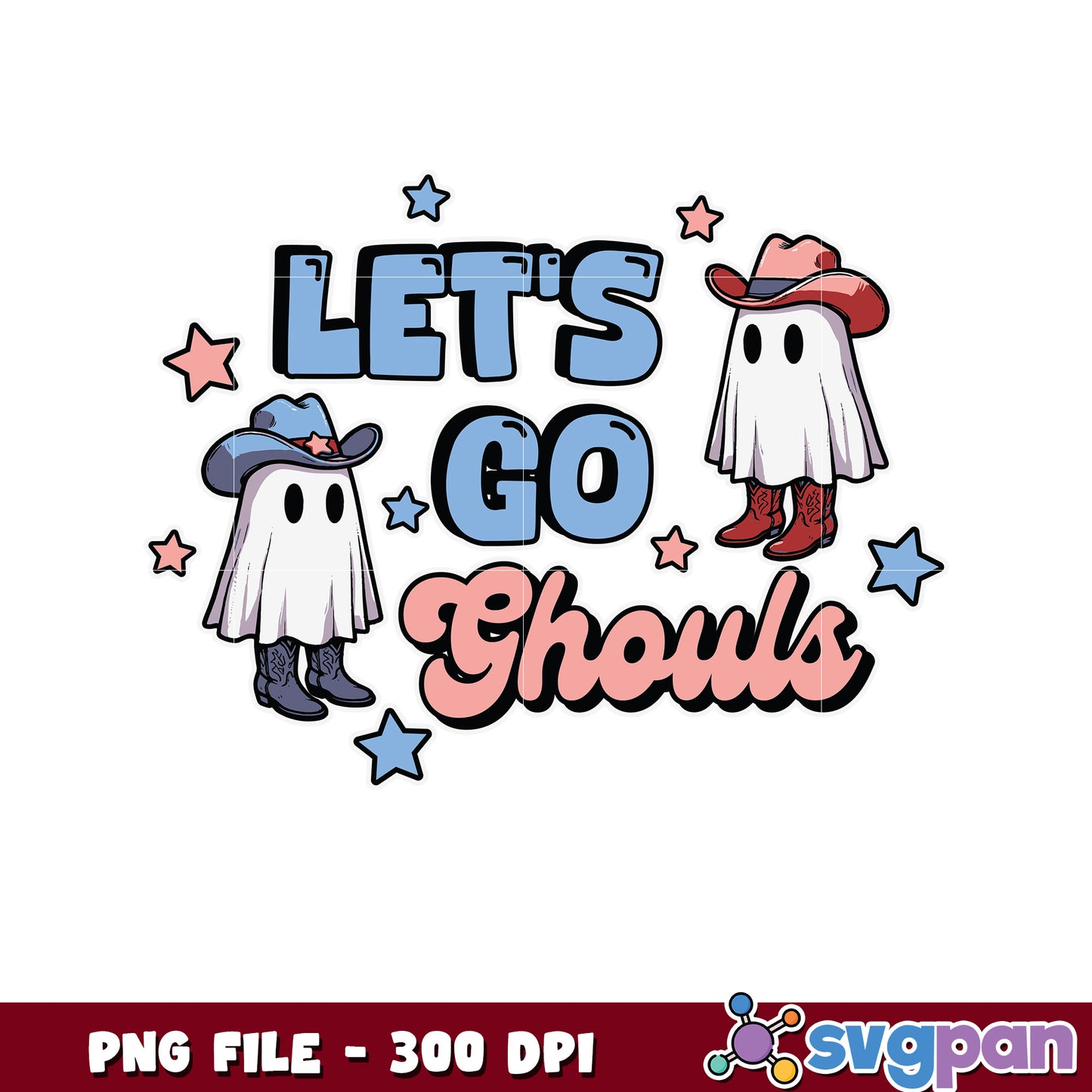 Let's go ghouls png, halloween png, halloween decorations png