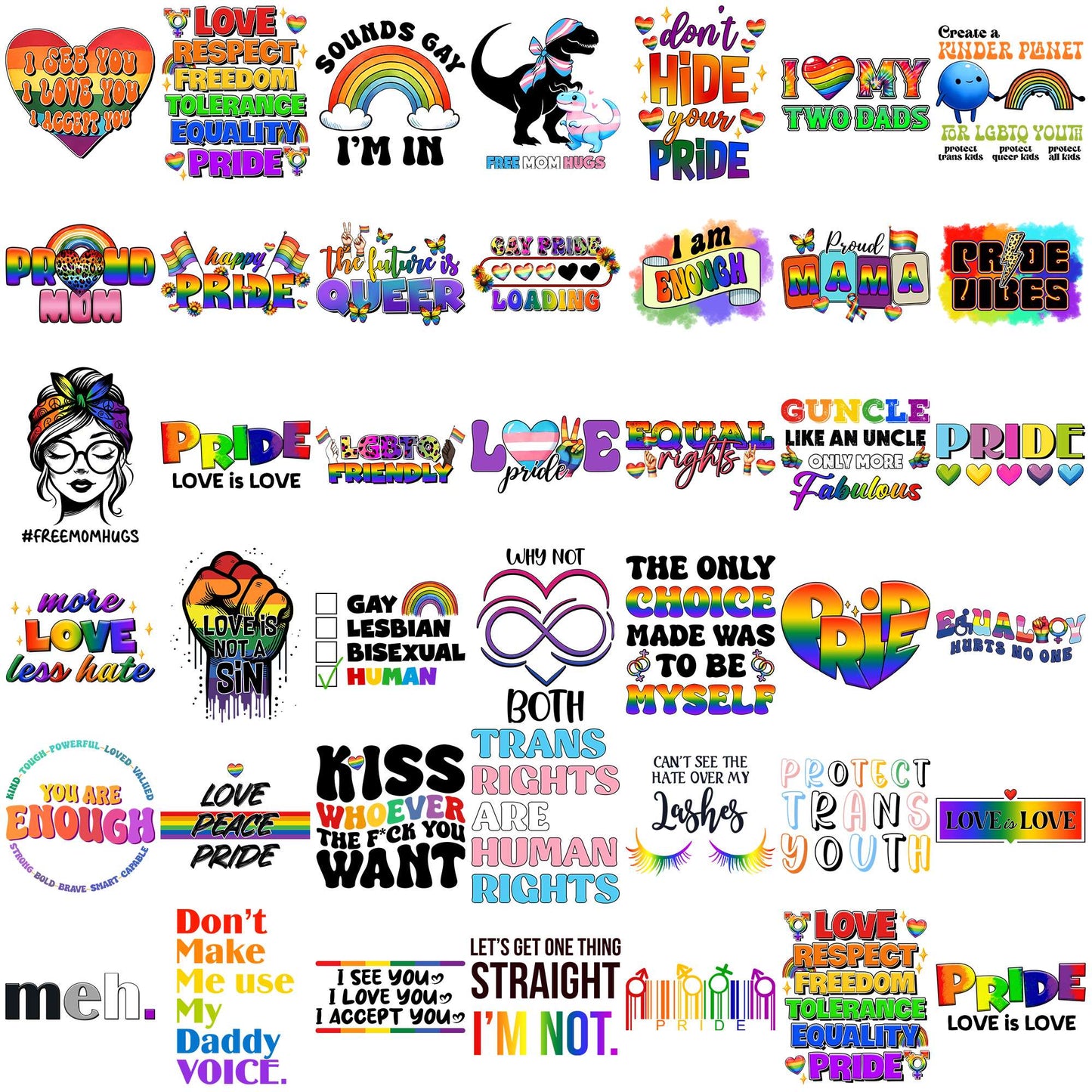 Lgbt png bundle, lgbt pride parade png, lgbt flag png