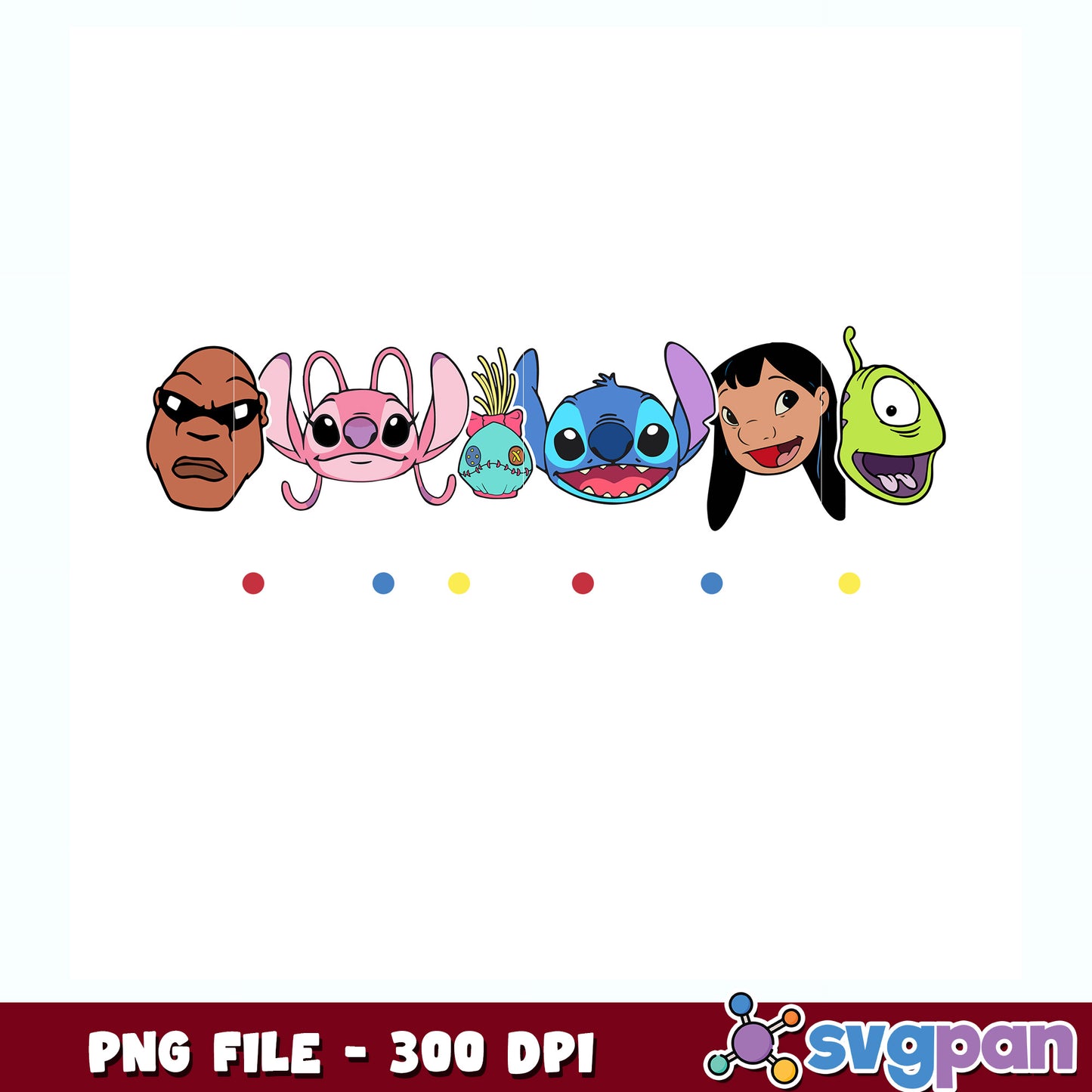 Lilo and stitch characters head png, lilo and stitch png, stitch head png