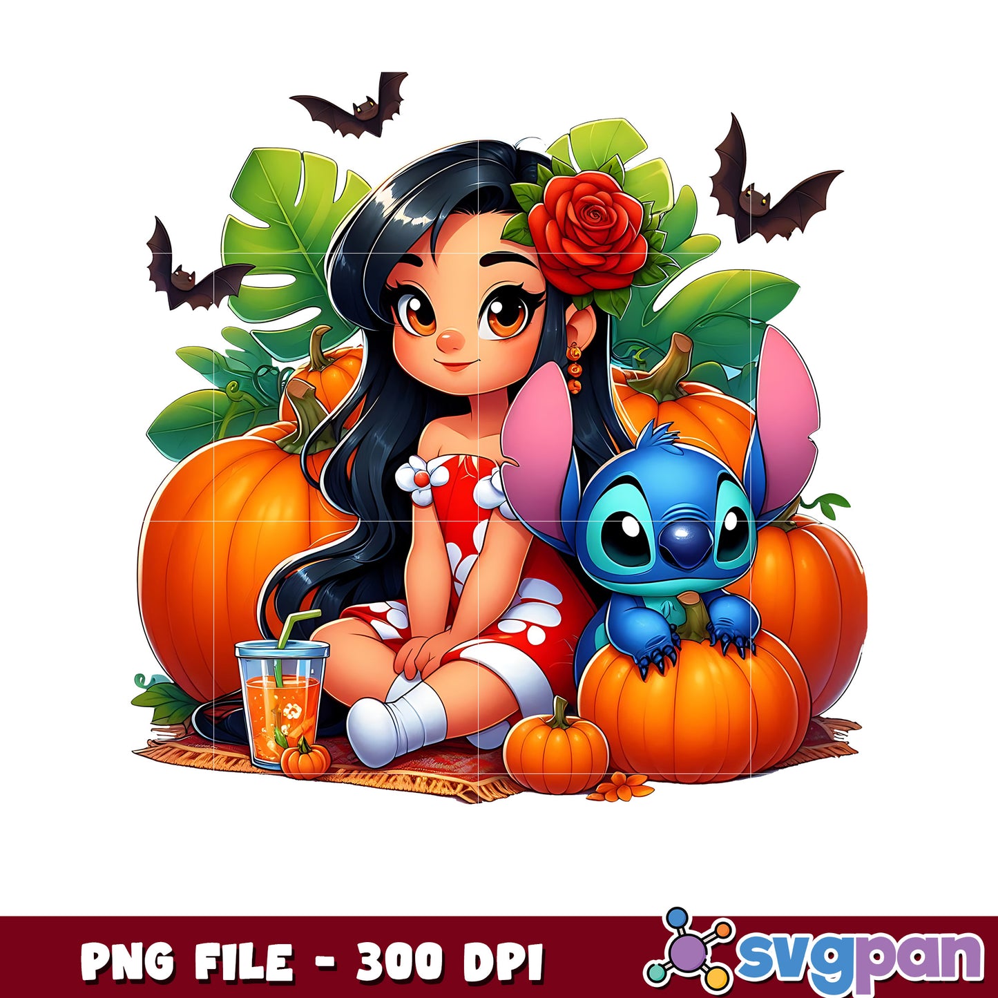 Lilo and stitch cute png, halloween costumes png, spirit halloween png