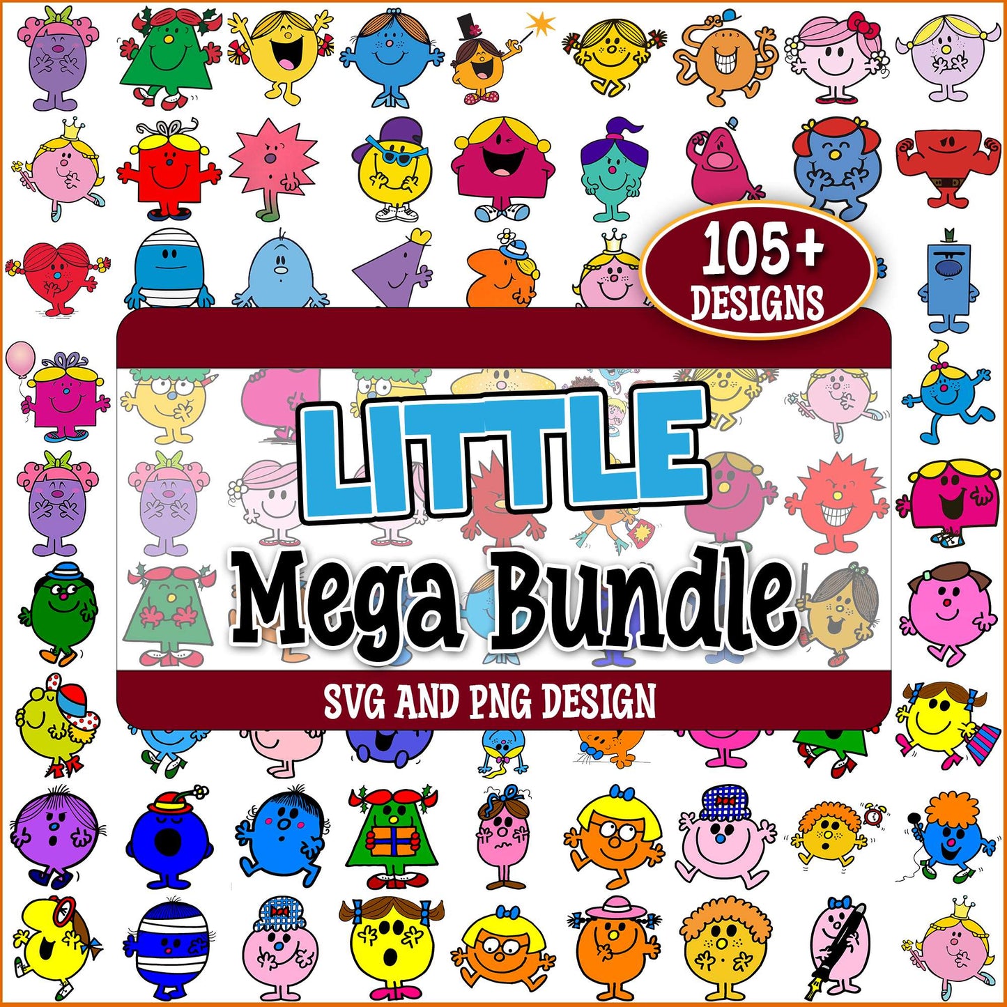 Little miss art svg bundle