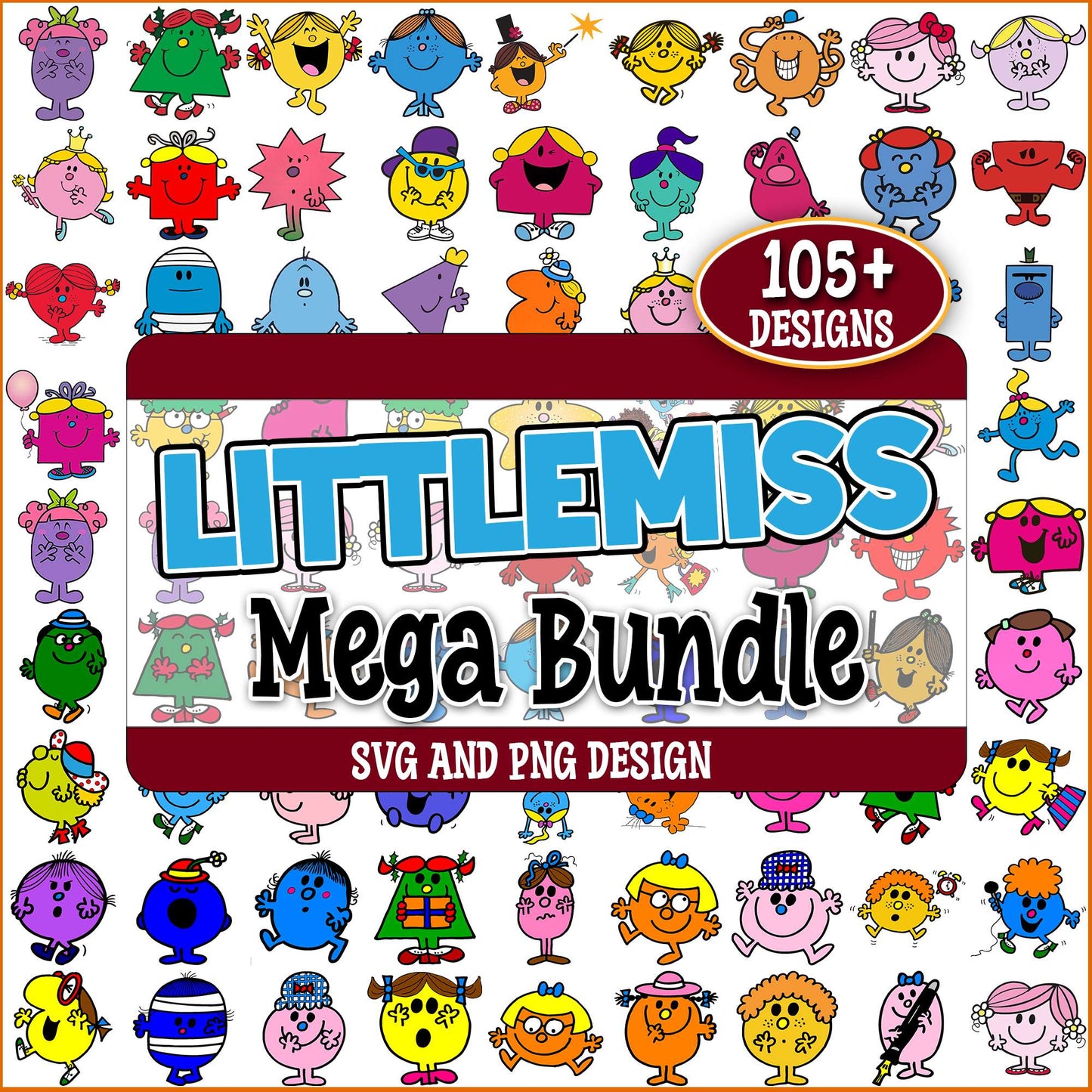 Little miss svg bundle