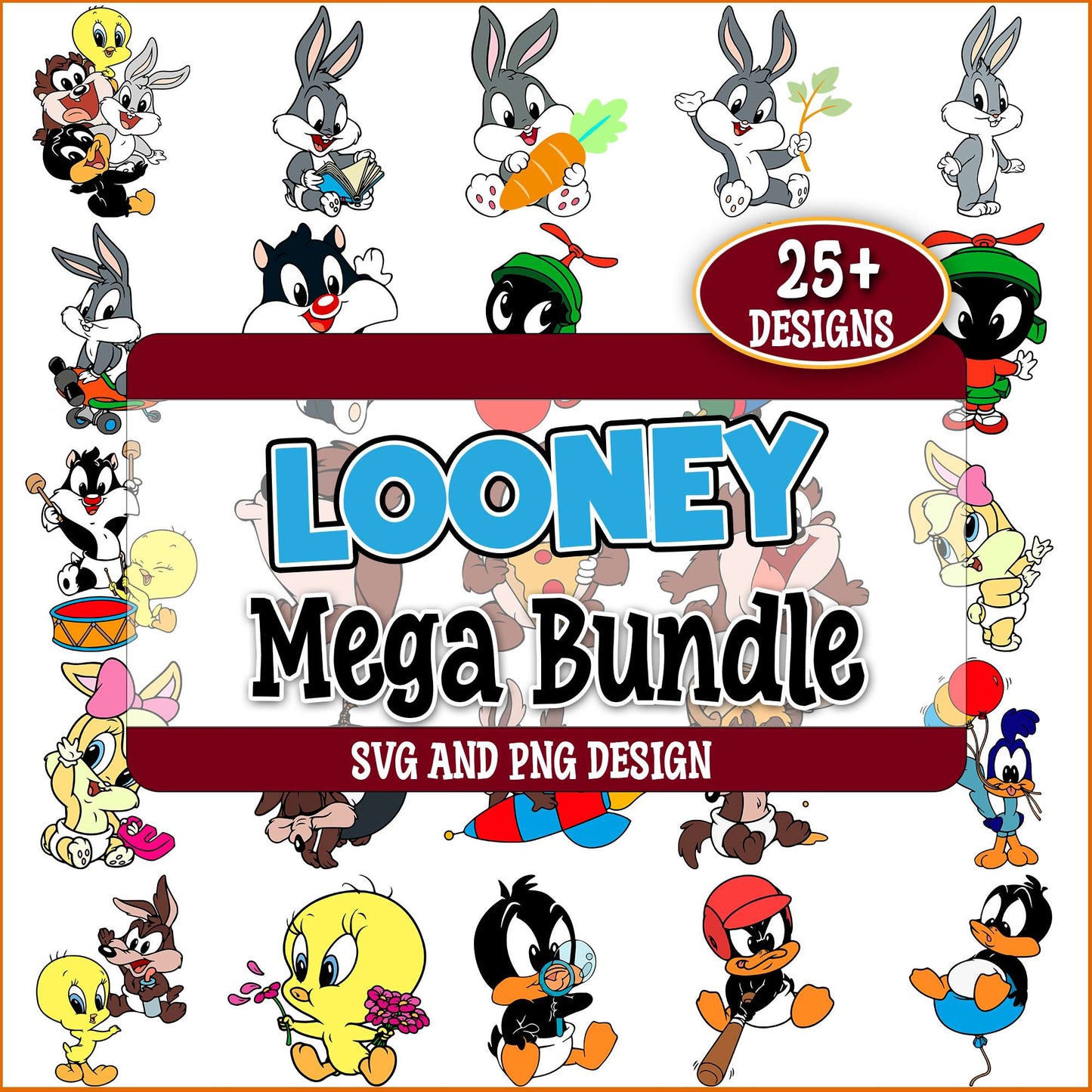 Looney tunes babe svg bundle