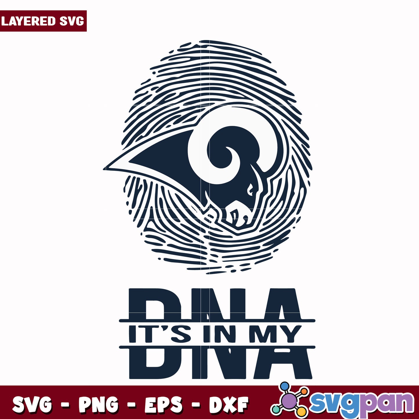 Los Angeles Rams dna svg, nfl rankings svg, nfl la rams svg