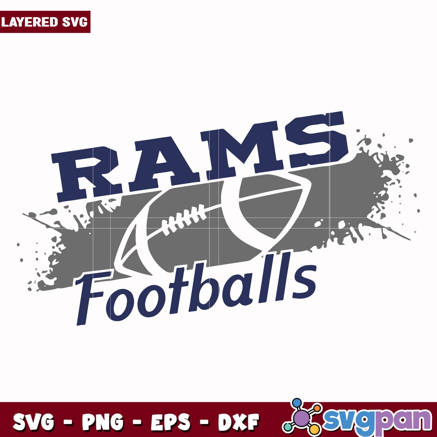 Los Angeles Rams football svg, nfl rankings svg, nfl la rams svg